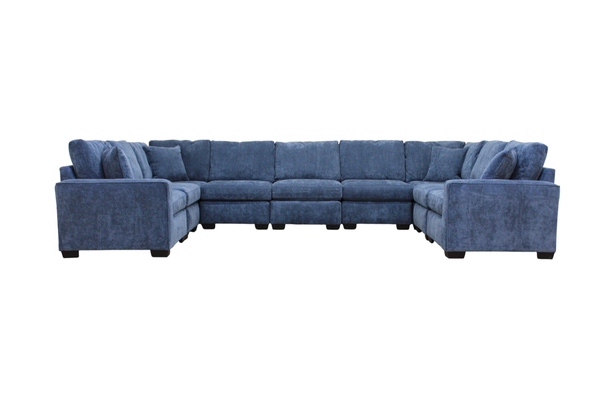 Haven Modular Sectional In Slate Blue (Customizable)