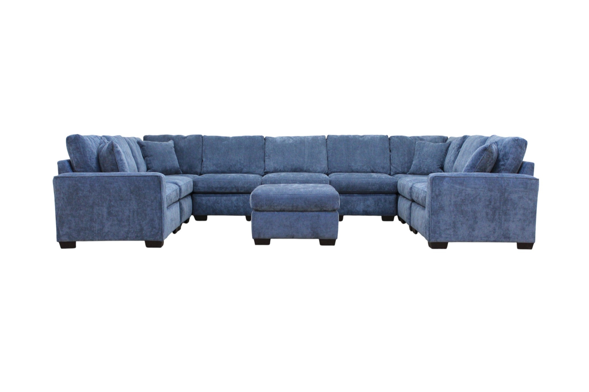 Haven Modular Sectional In Slate Blue (Customizable)