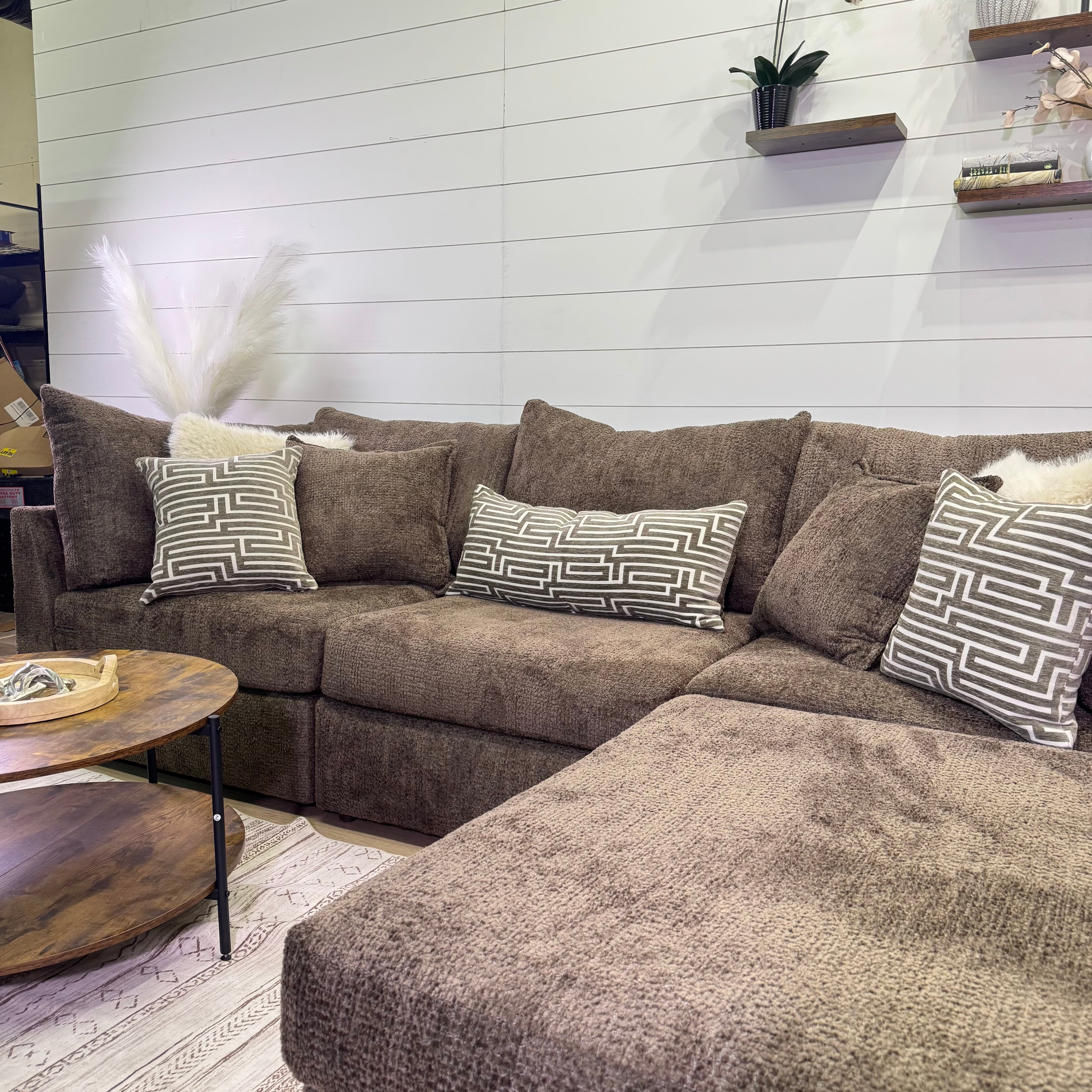 Bennet Modular Chocolate 4 Piece Sectional