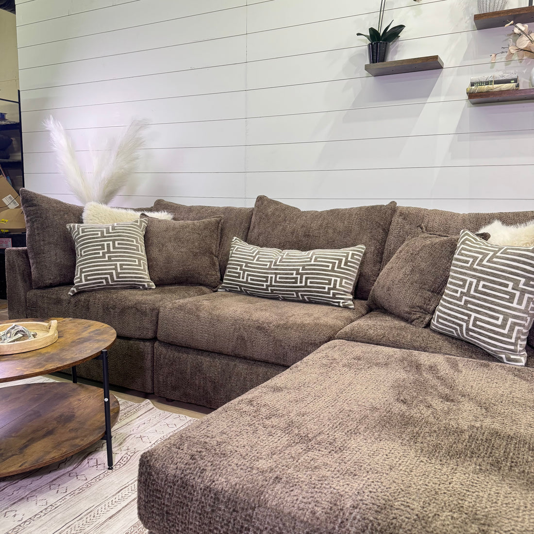 Bennet Modular Chocolate 4 Piece Sectional