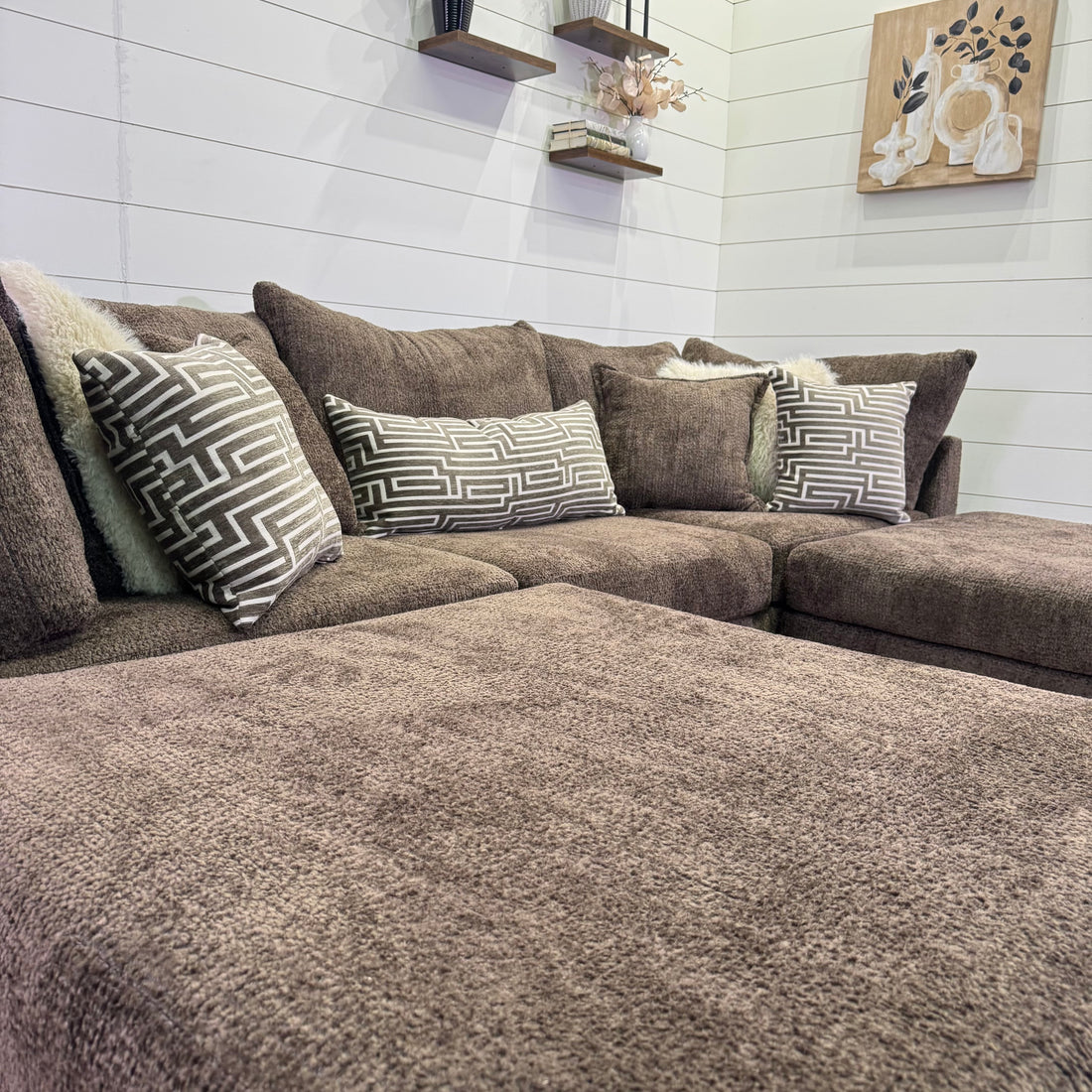 Bennet Modular Chocolate 4 Piece Sectional