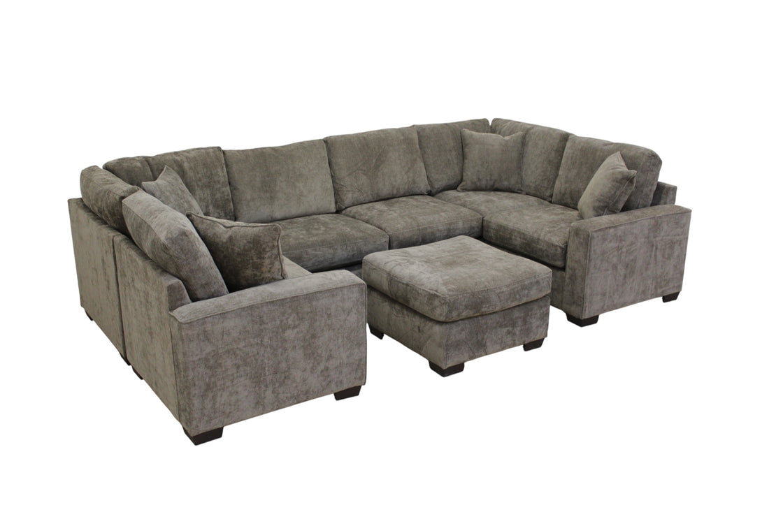 Haven Modular 6 Seat U Shape Sectional (Customizable) (Pit)