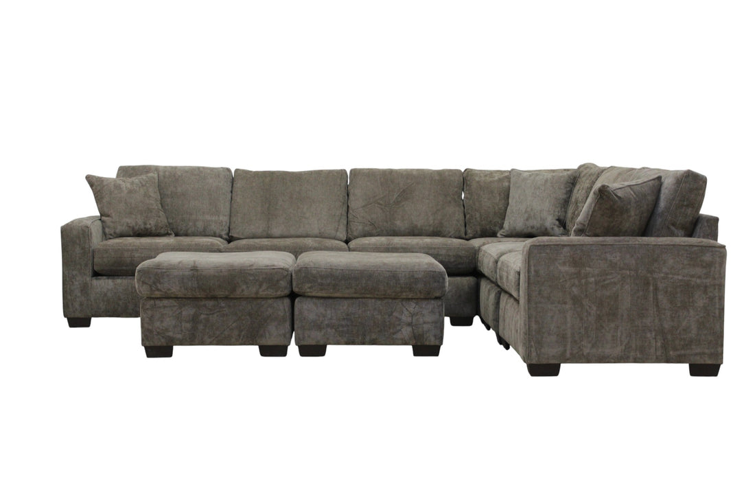 Haven Modular Sectional In Mocha (Customizable)