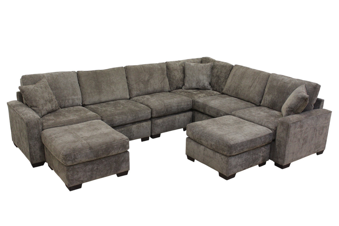Haven Modular Sectional In Mocha (Customizable)