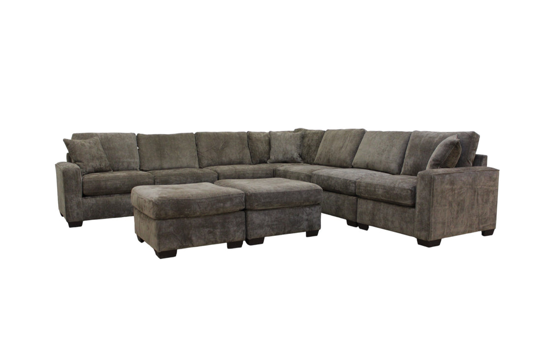 Haven Modular 7 Seat L Shape Sectional (Customizable)