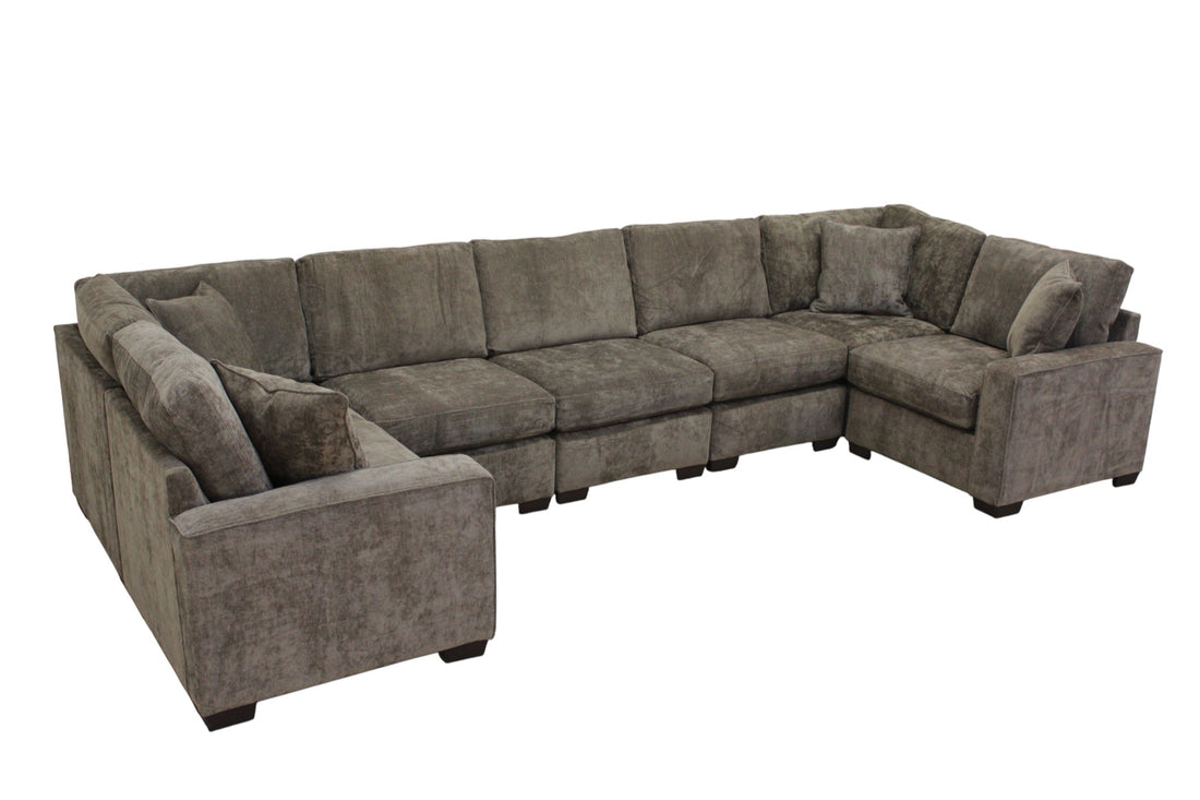 Haven Modular Sectional In Mocha (Customizable)