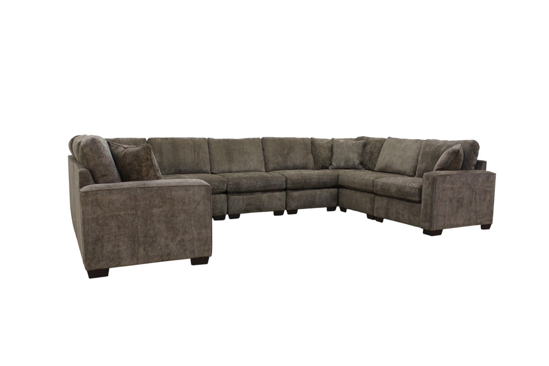 Haven Modular Sectional In Mocha (Customizable)