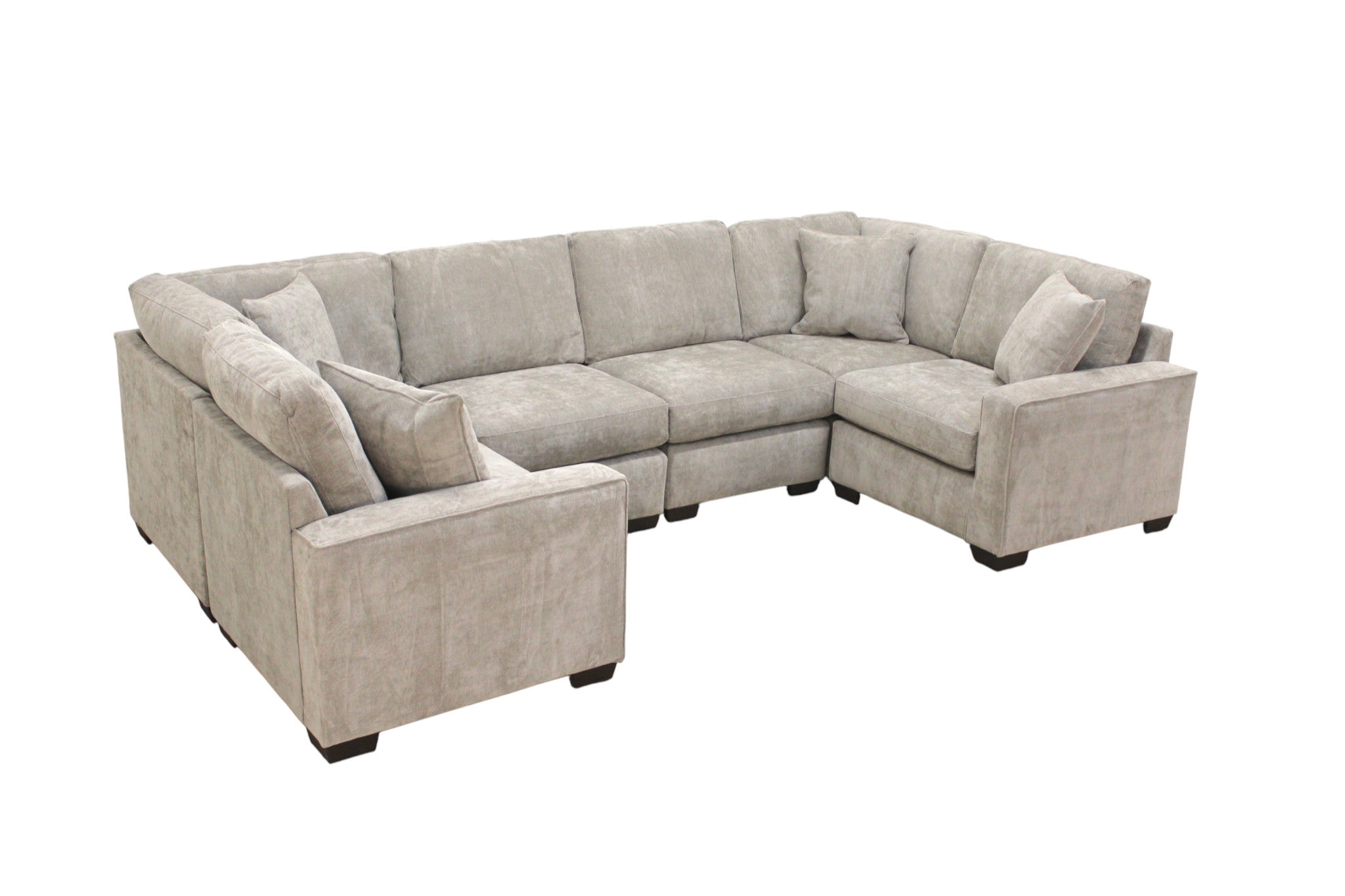 Haven Modular 6 Seat U Shape Sectional (Customizable) (Pit)