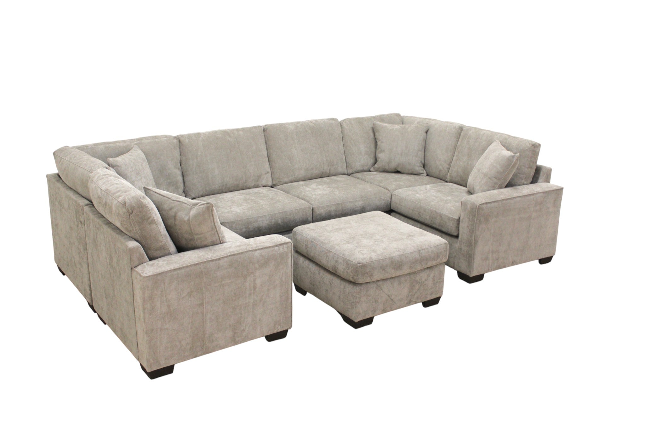 Haven Modular 6 Seat U Shape Sectional (Customizable) (Pit)