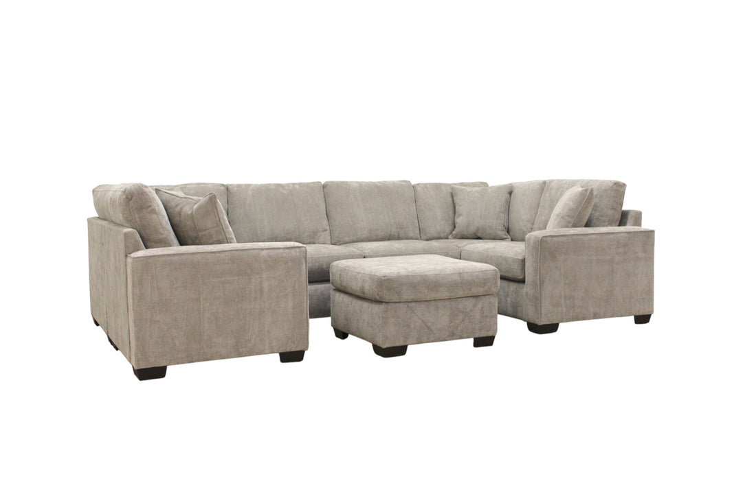 Haven Modular 6 Seat U Shape Sectional (Customizable) (Pit)