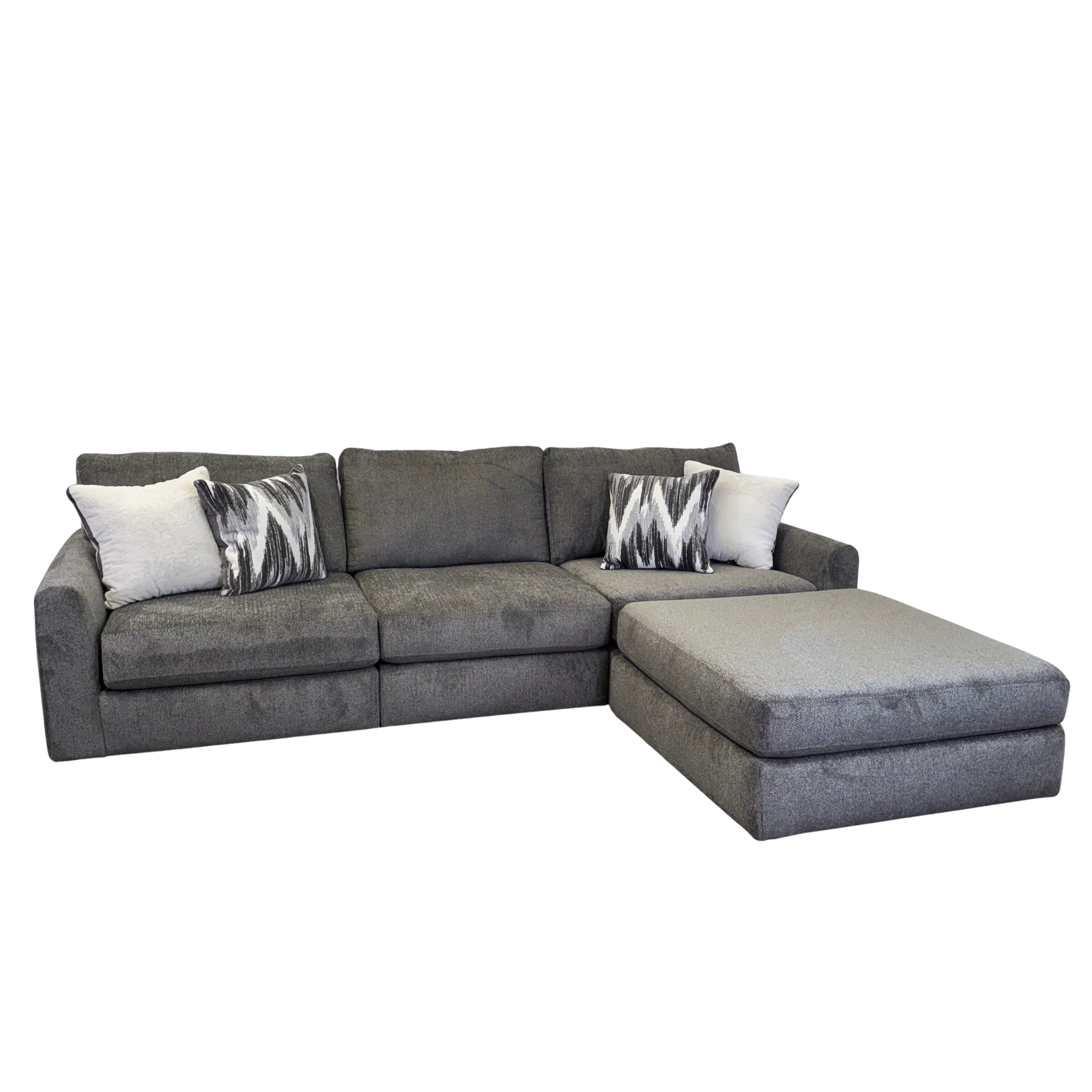 Avery Modular Sectional In Slate Gray (Customizable)