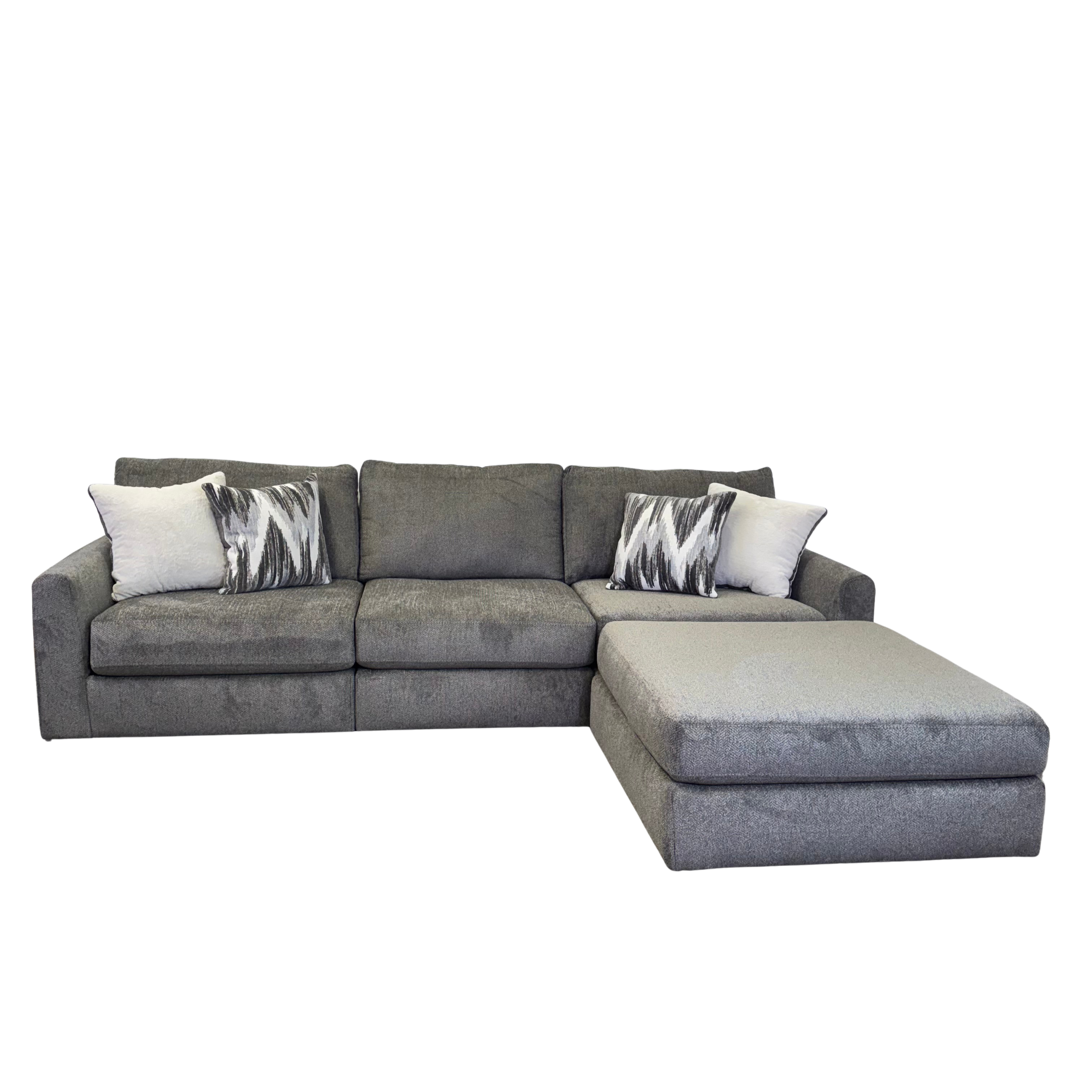 Avery Modular Sectional In Slate Gray (Customizable)