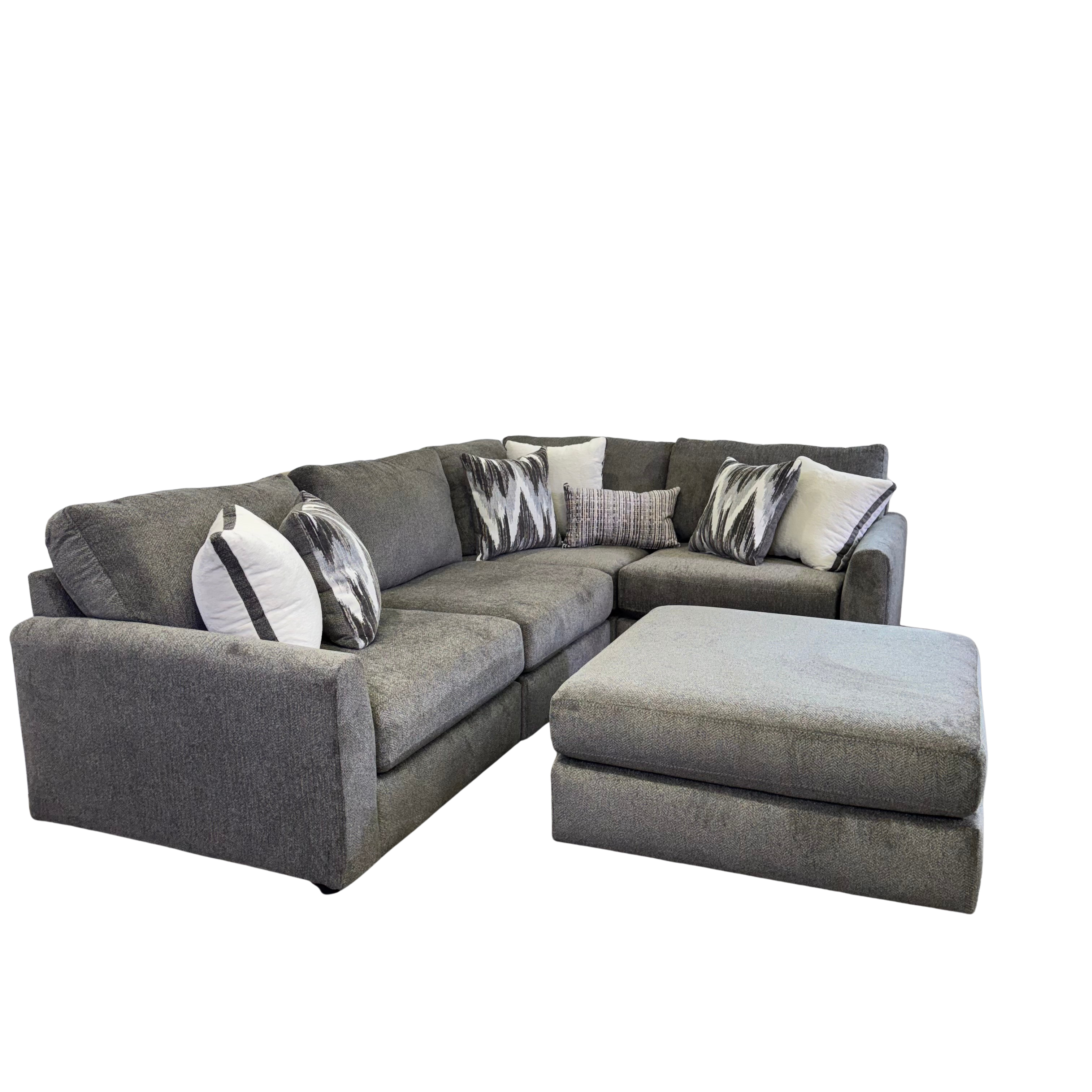 Avery Modular Sectional In Slate Gray (Customizable)