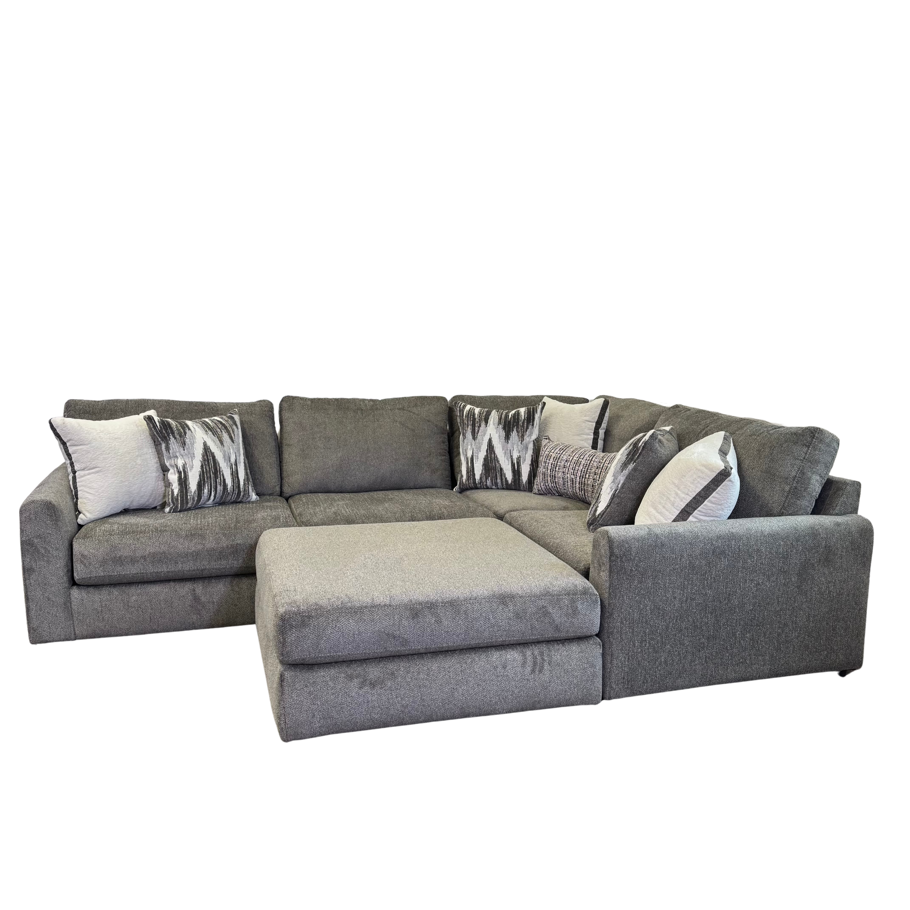 Avery Modular Sectional In Slate Gray (Customizable)