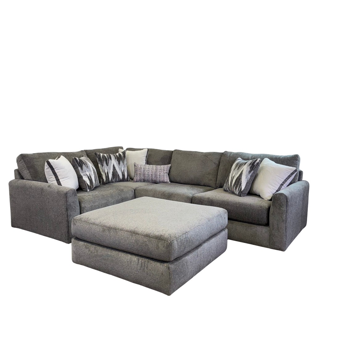 Avery Modular Sectional In Slate Gray (Customizable)