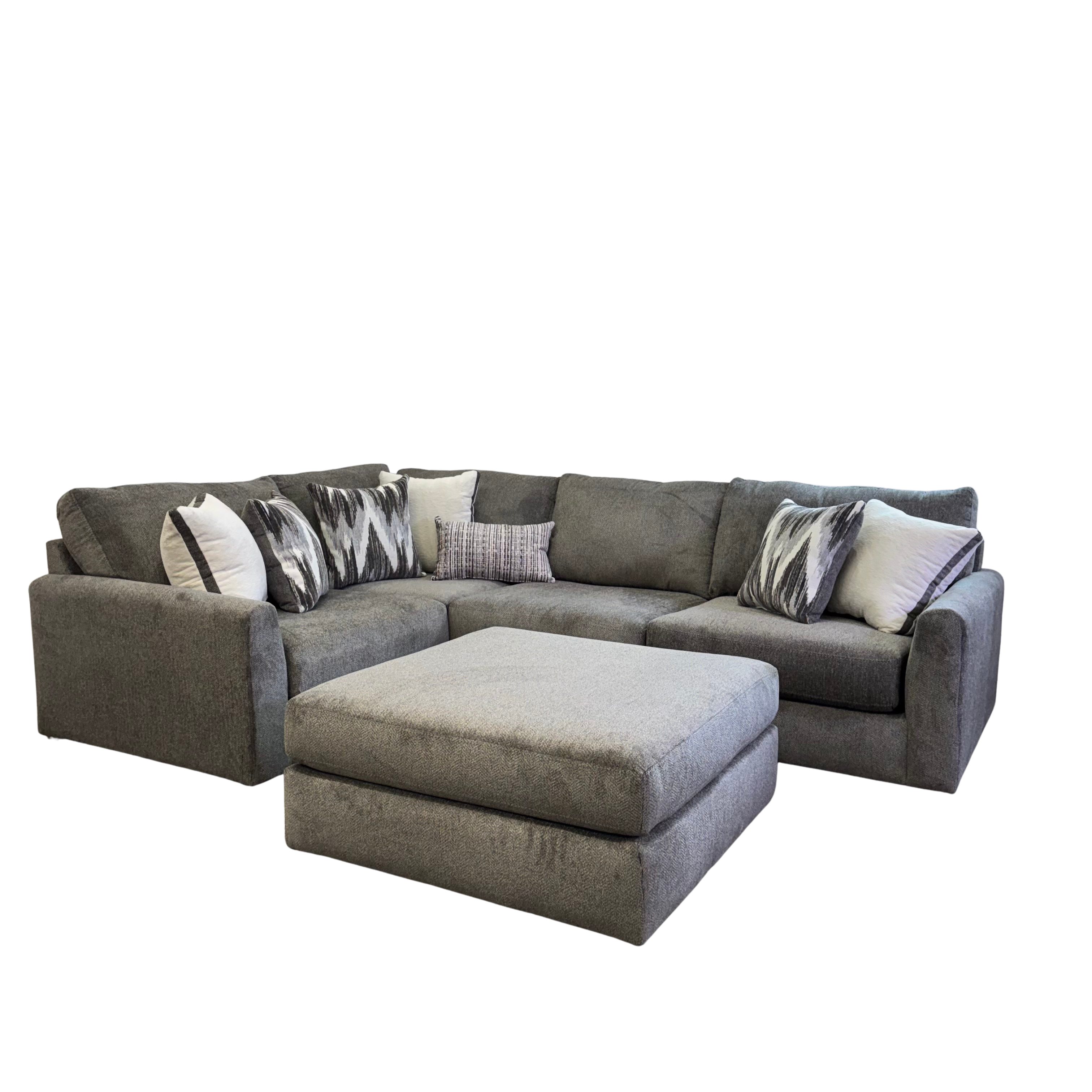 Avery Modular Sectional In Slate Gray (Customizable)