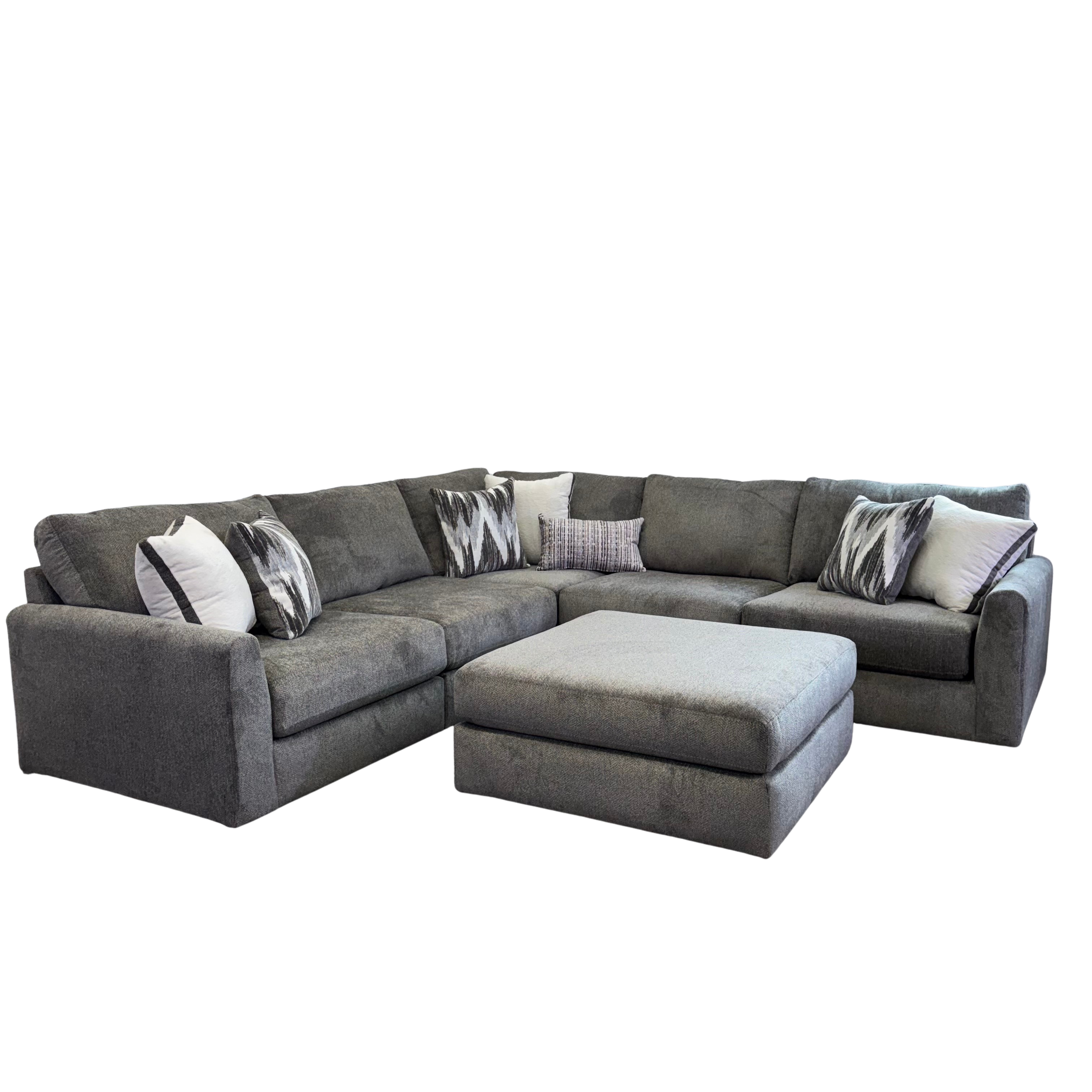 Avery Modular Sectional In Slate Gray (Customizable)