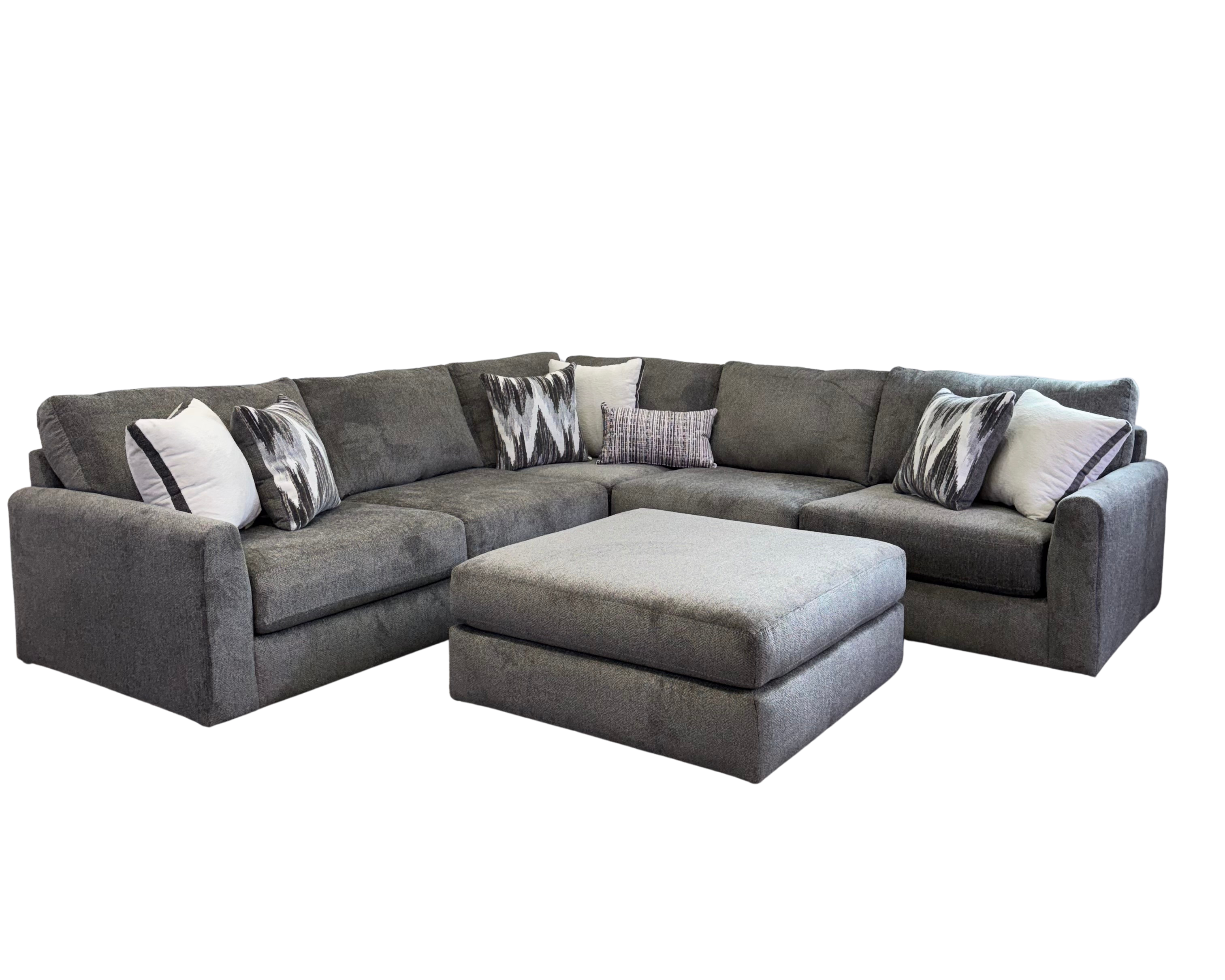 Avery Modular Sectional In Slate Gray (Customizable)