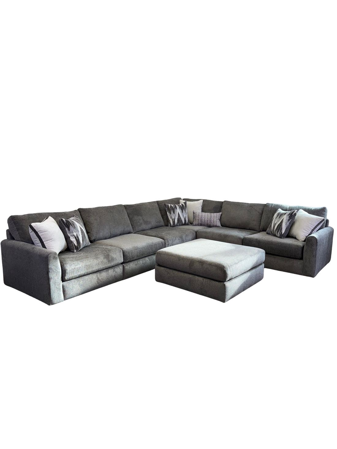 Avery Modular Sectional In Slate Gray (Customizable)