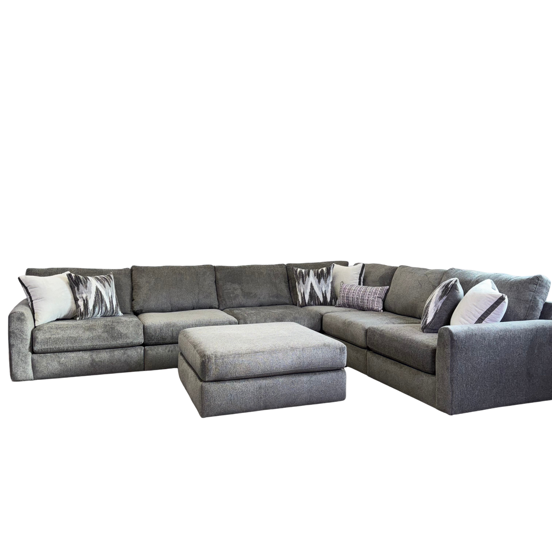 Avery Modular Sectional In Slate Gray (Customizable)