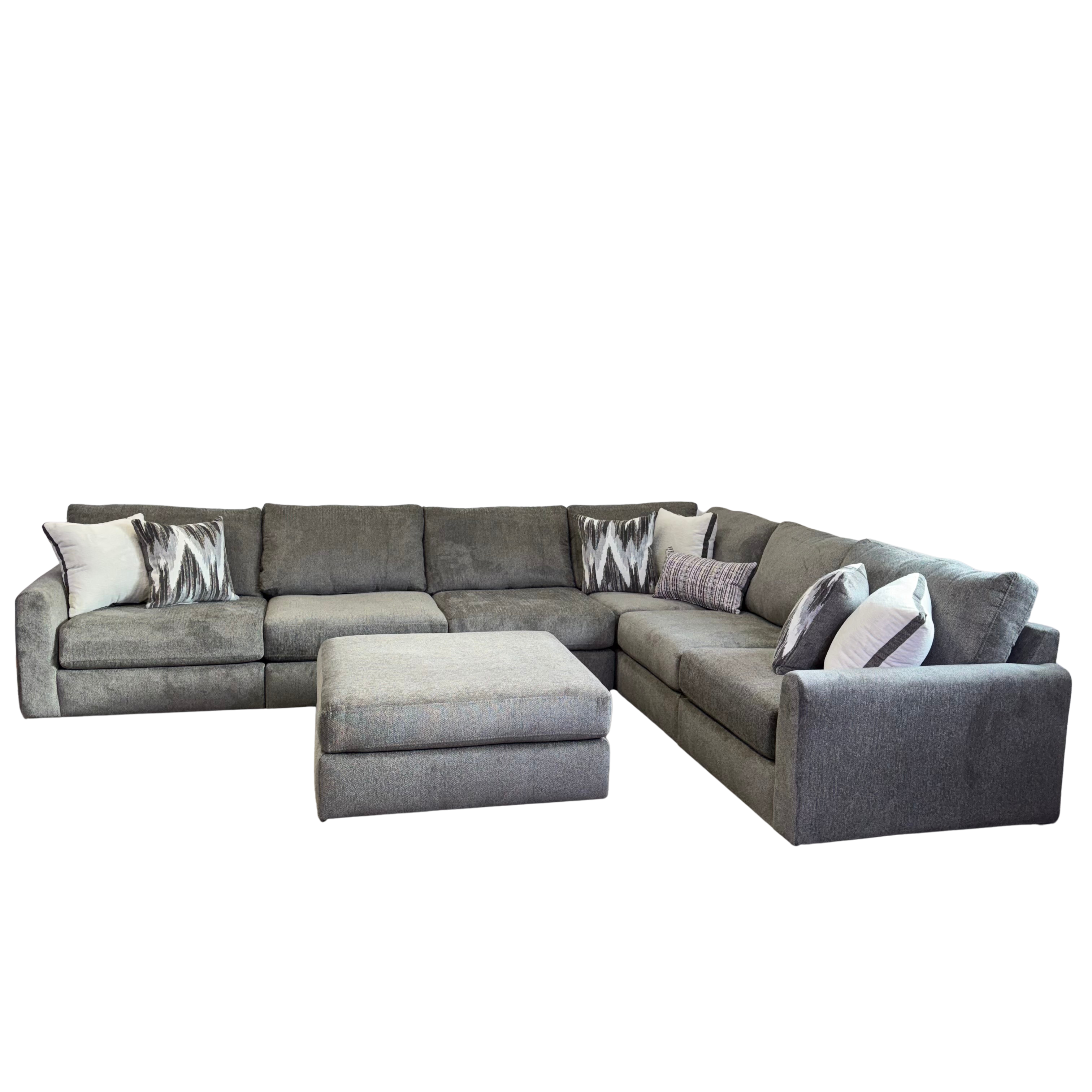 Avery Modular Sectional In Slate Gray (Customizable)