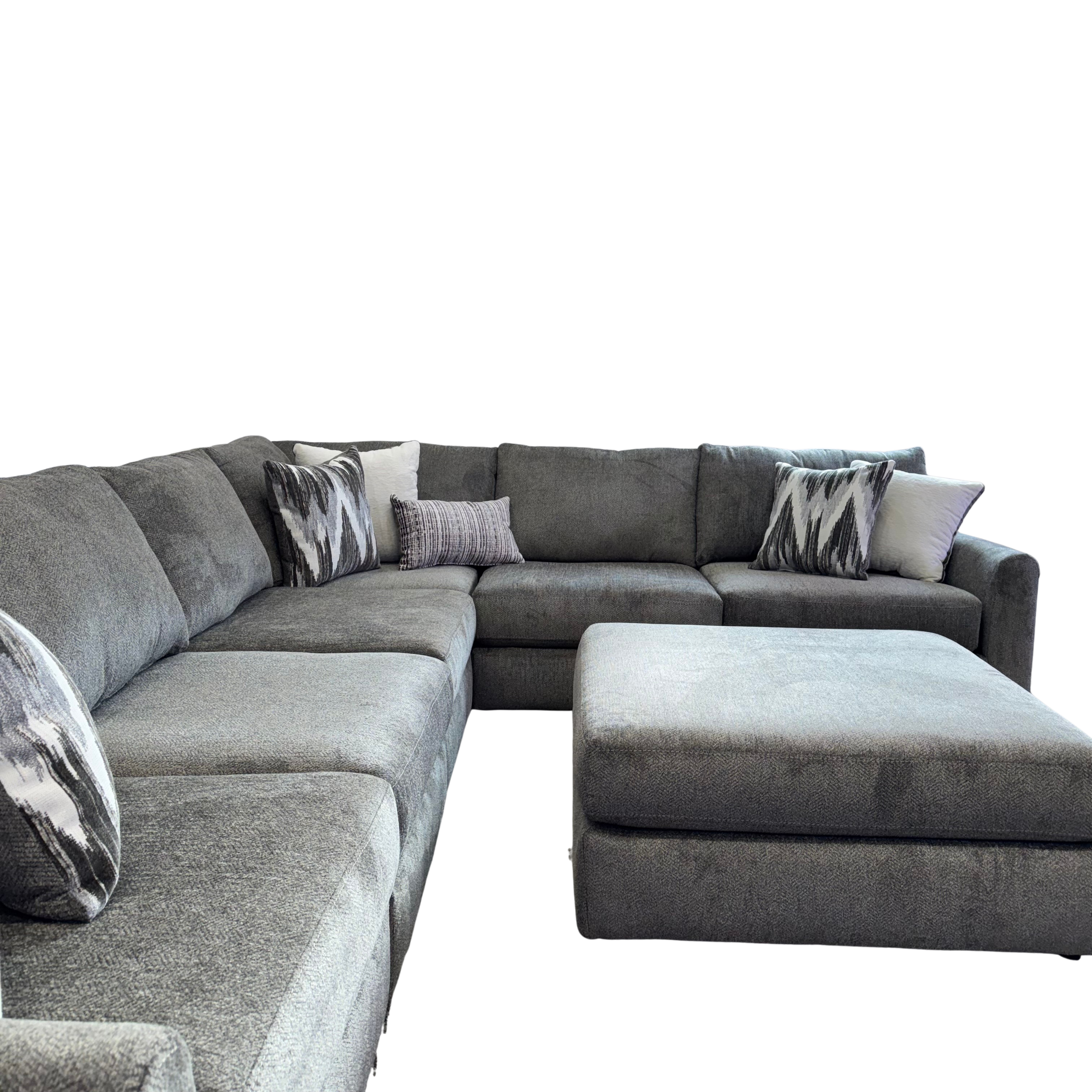 Avery Modular Sectional In Slate Gray (Customizable)
