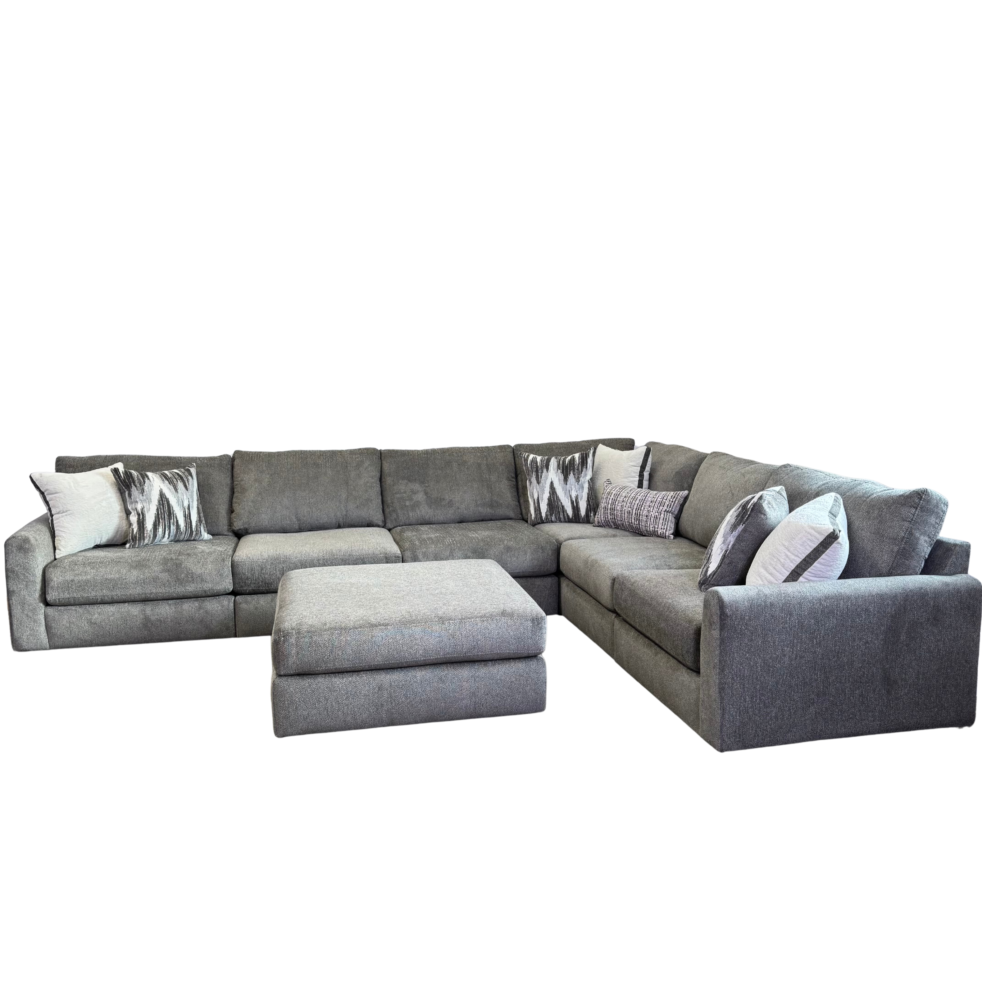 Avery Modular Sectional In Slate Gray (Customizable)
