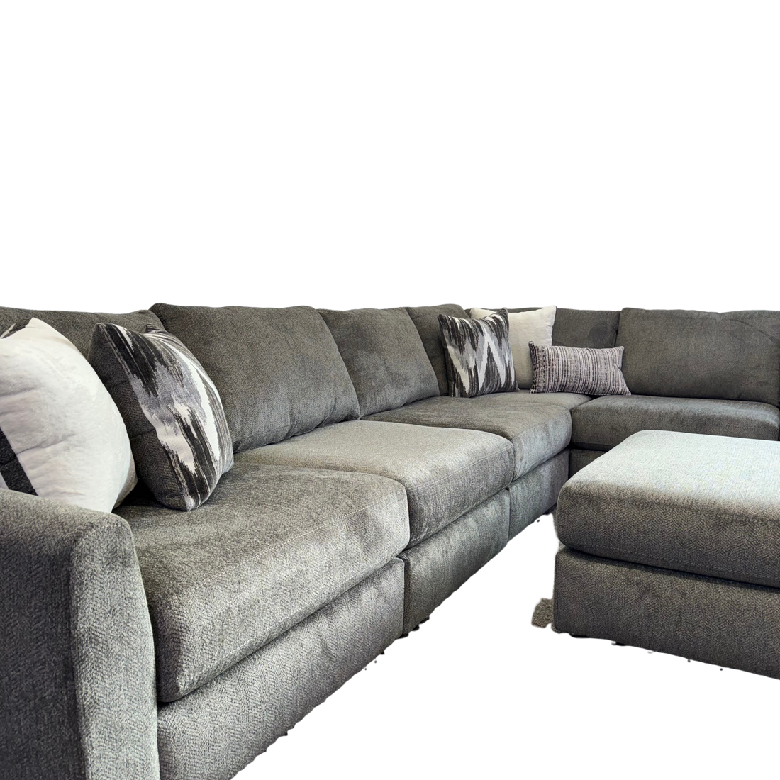 Avery Modular Sectional In Slate Gray (Customizable)