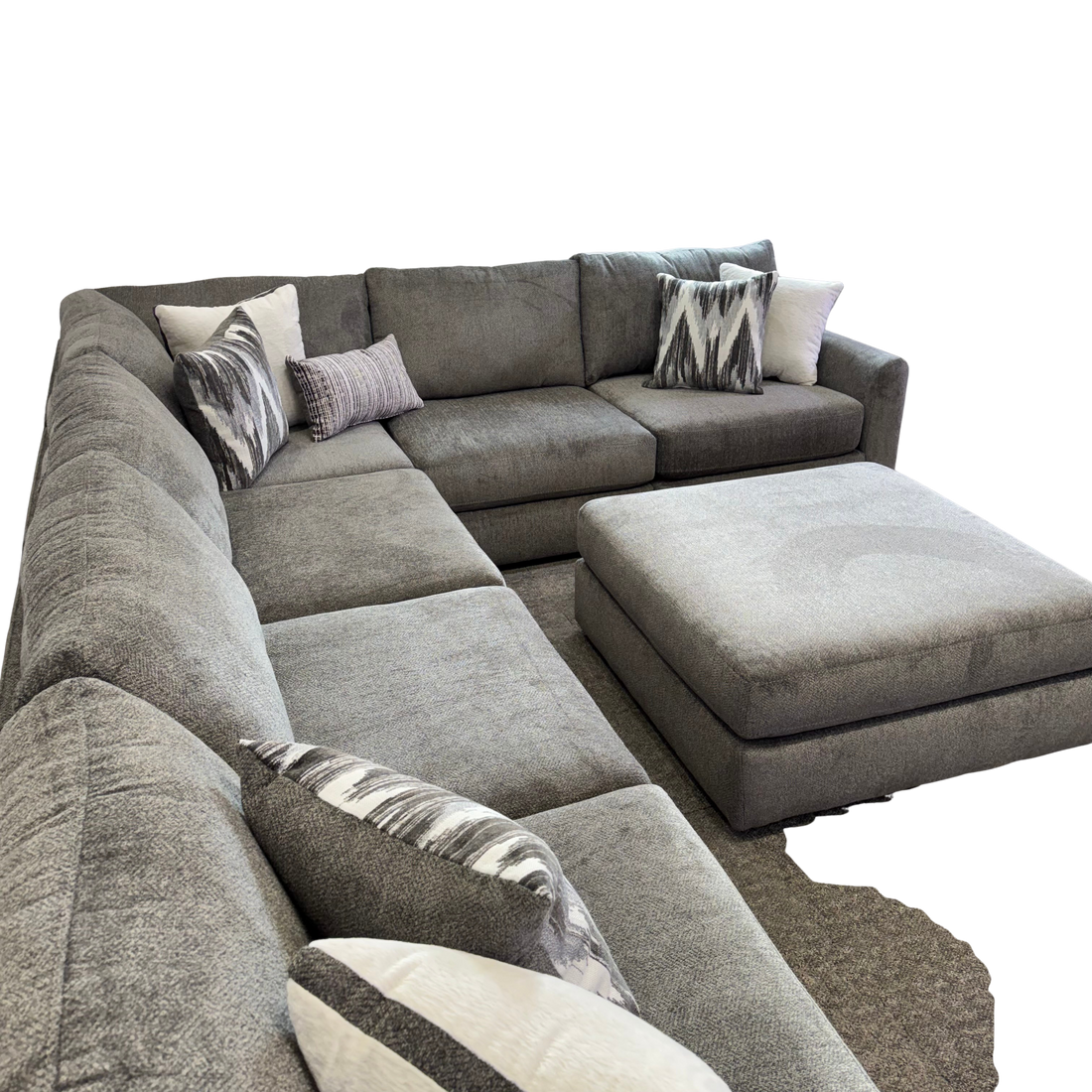Avery Modular Sectional In Slate Gray (Customizable)