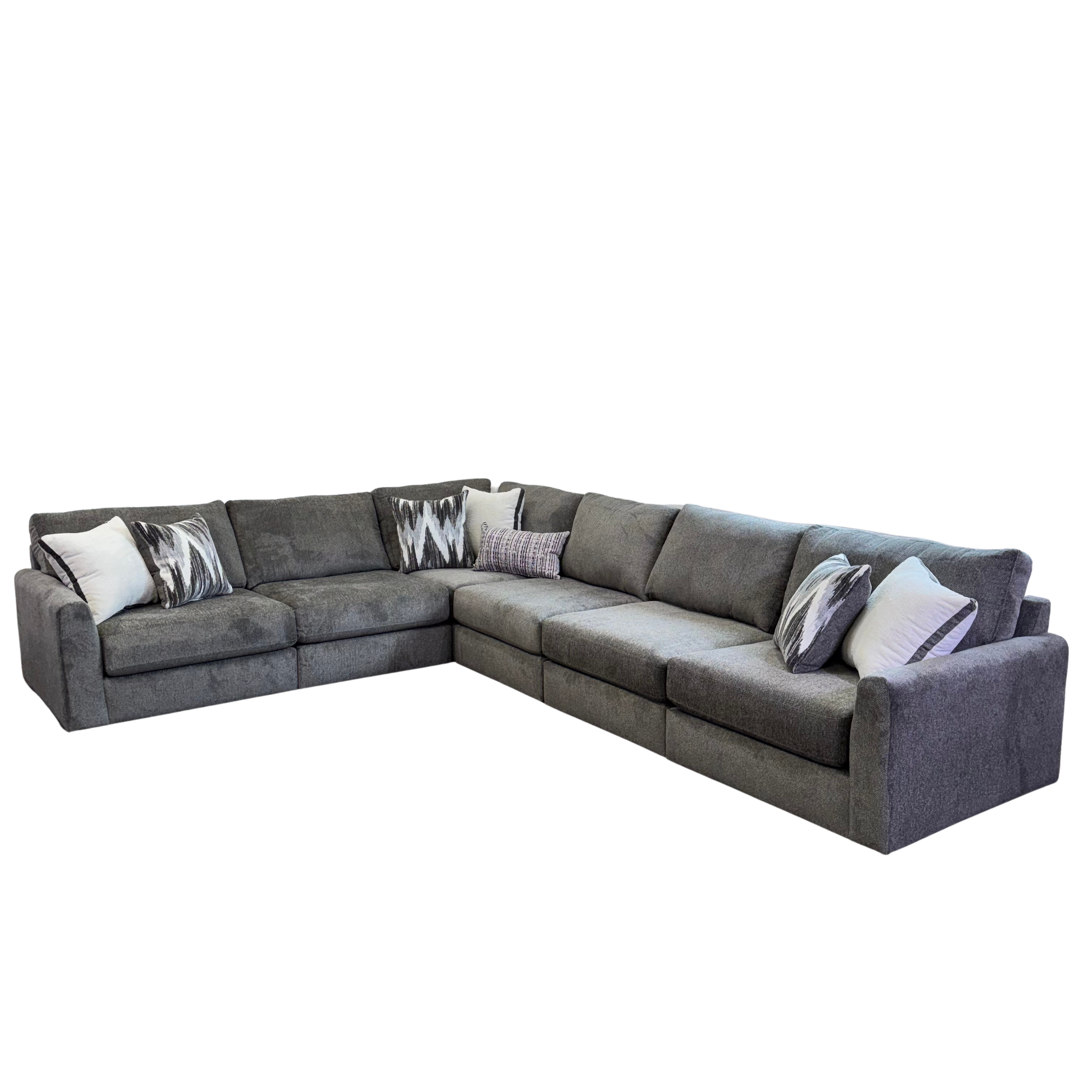 Avery Modular Sectional In Slate Gray (Customizable)