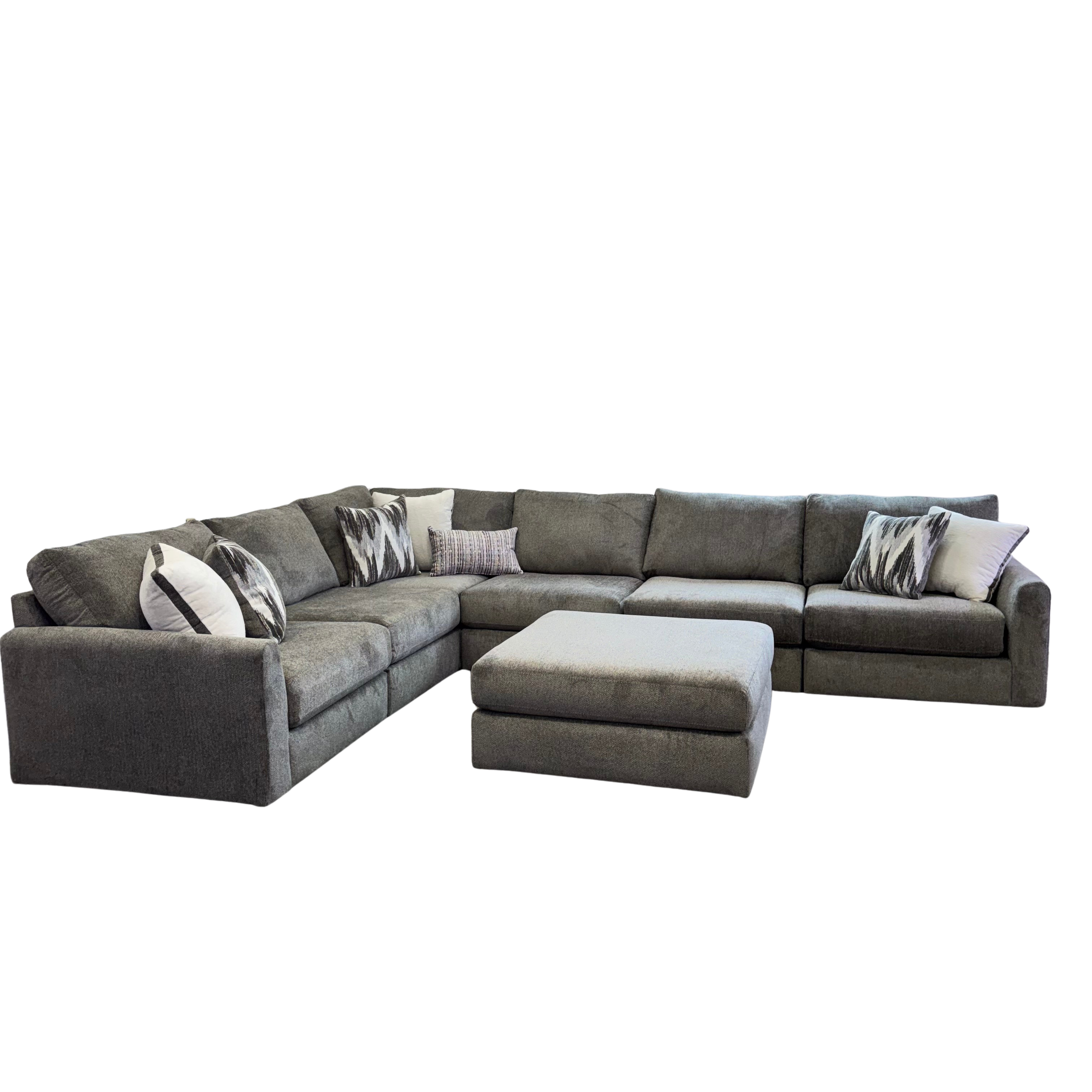 Avery Modular Sectional In Slate Gray (Customizable)