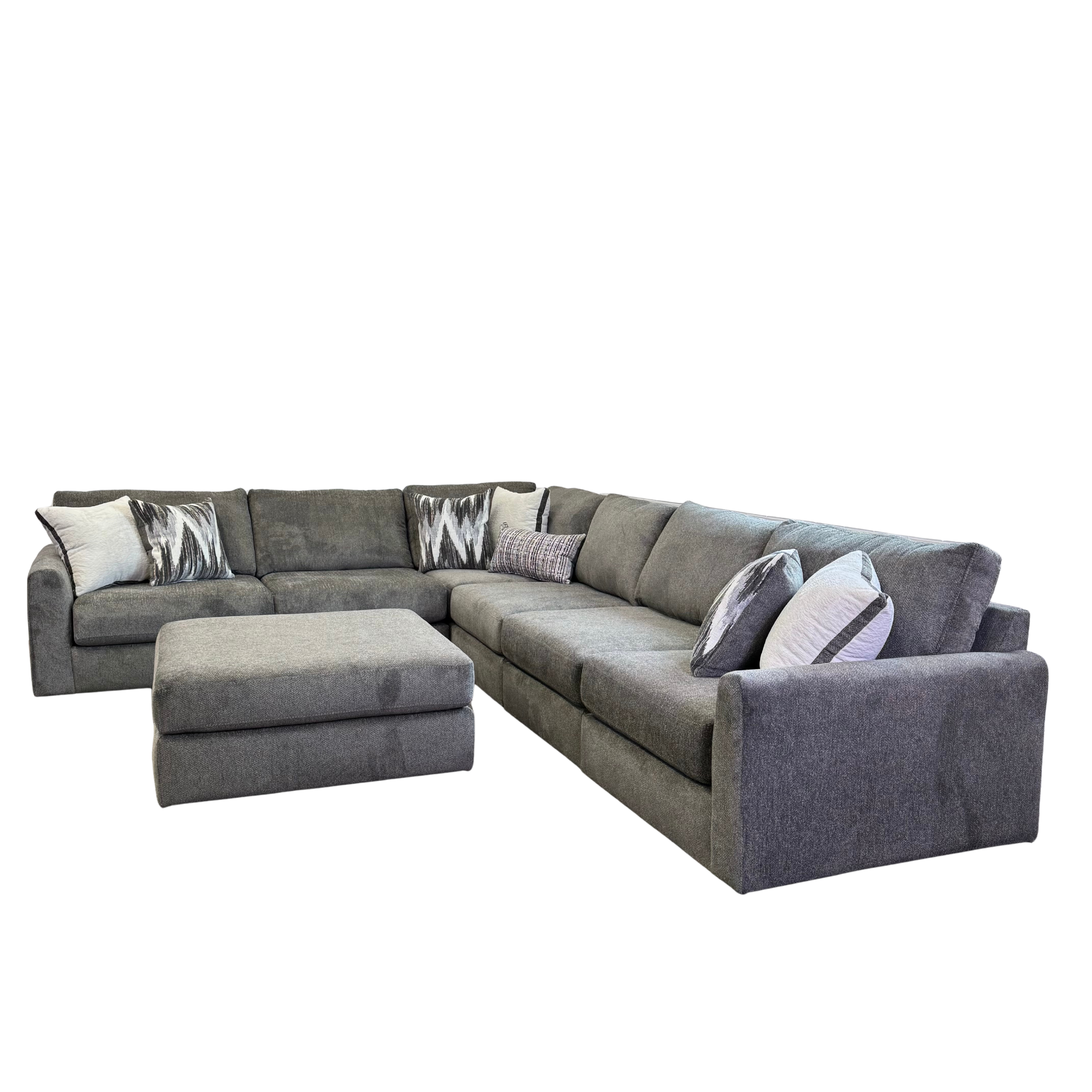 Avery Modular Sectional In Slate Gray (Customizable)