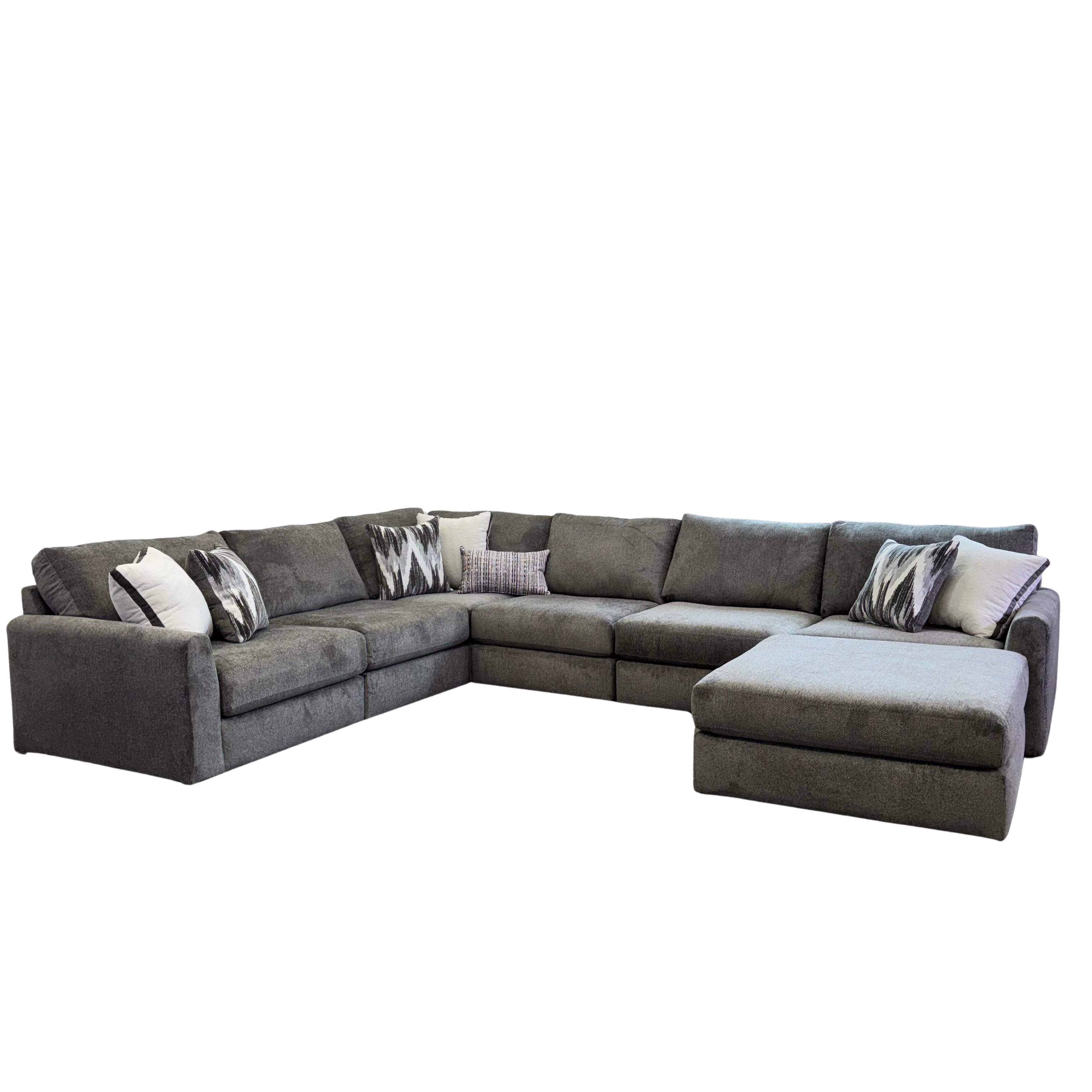 Avery Modular Sectional In Slate Gray (Customizable)