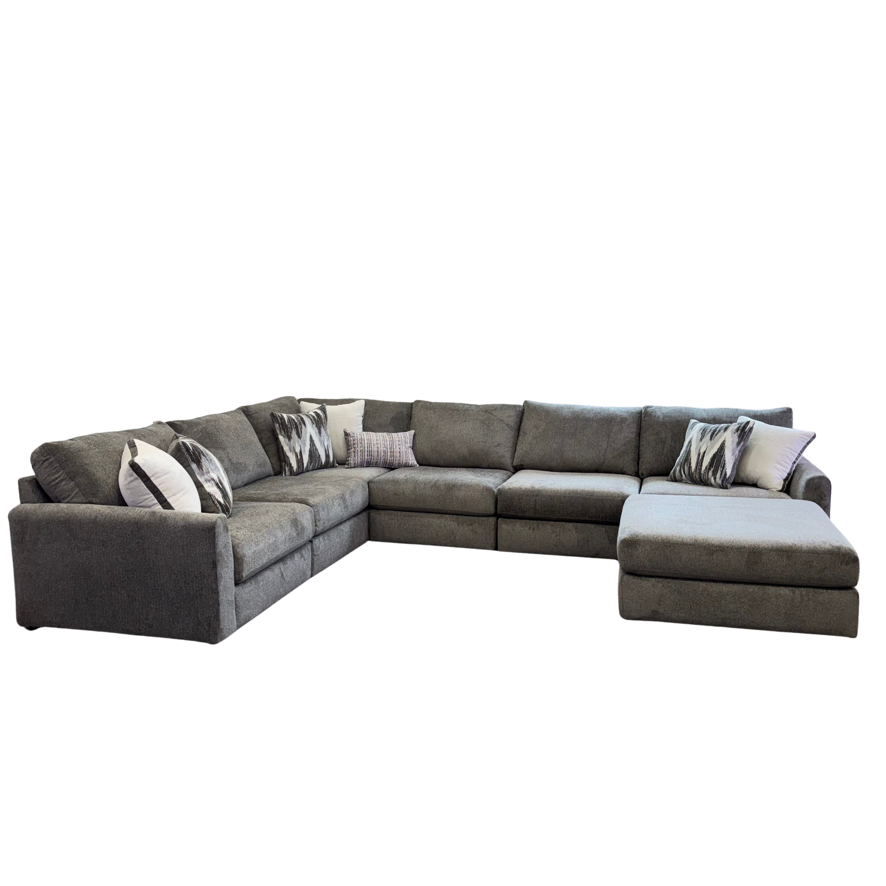 Avery Modular Sectional In Slate Gray (Customizable)