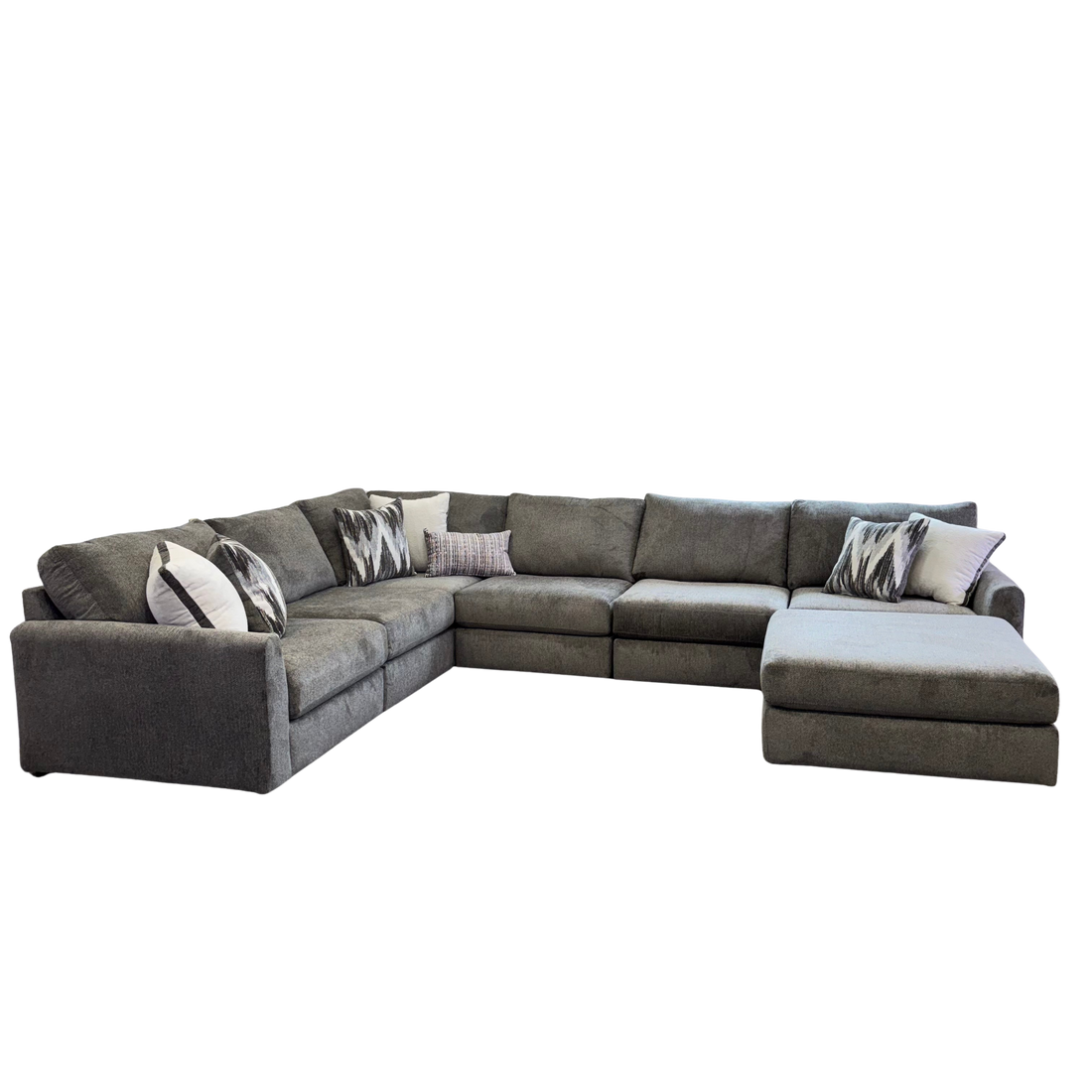 Avery Modular Sectional In Slate Gray (Customizable)