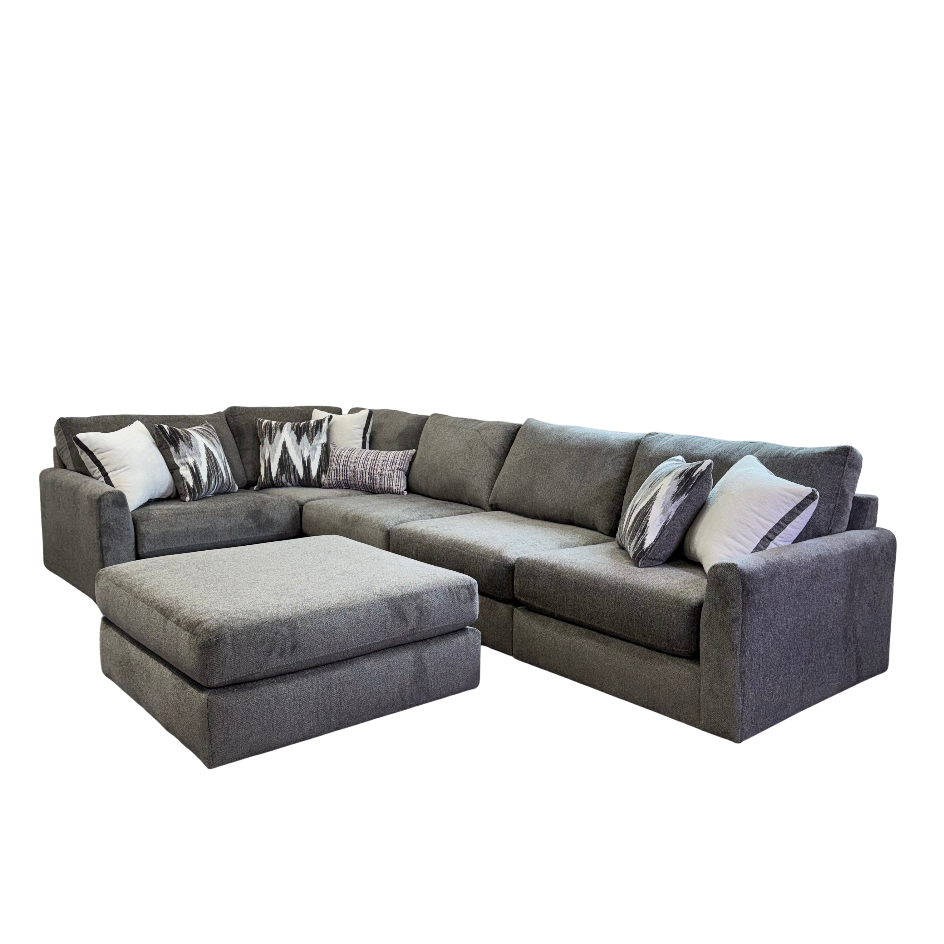Avery Modular Sectional In Slate Gray (Customizable)