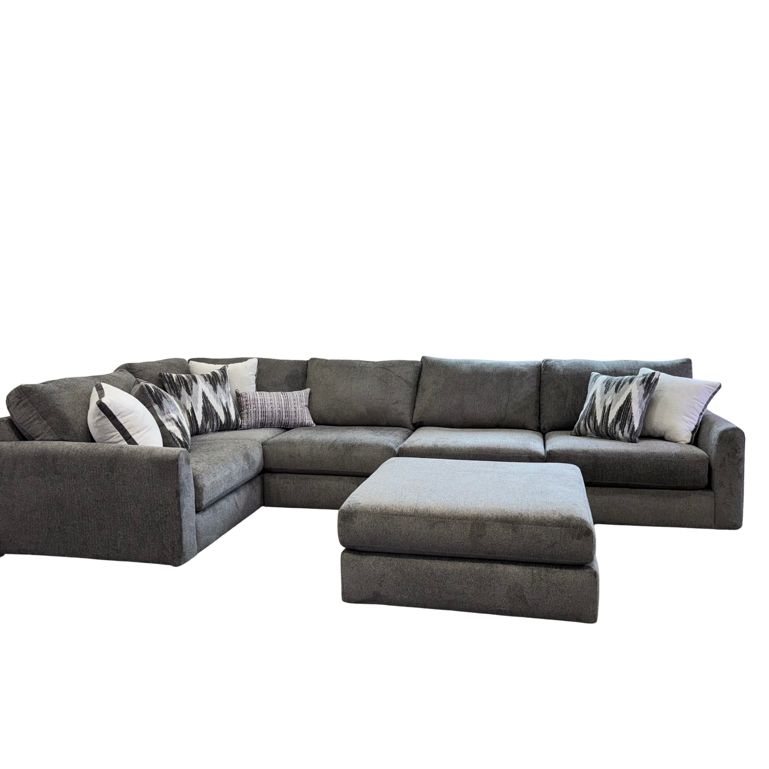 Avery Modular Sectional In Slate Gray (Customizable)