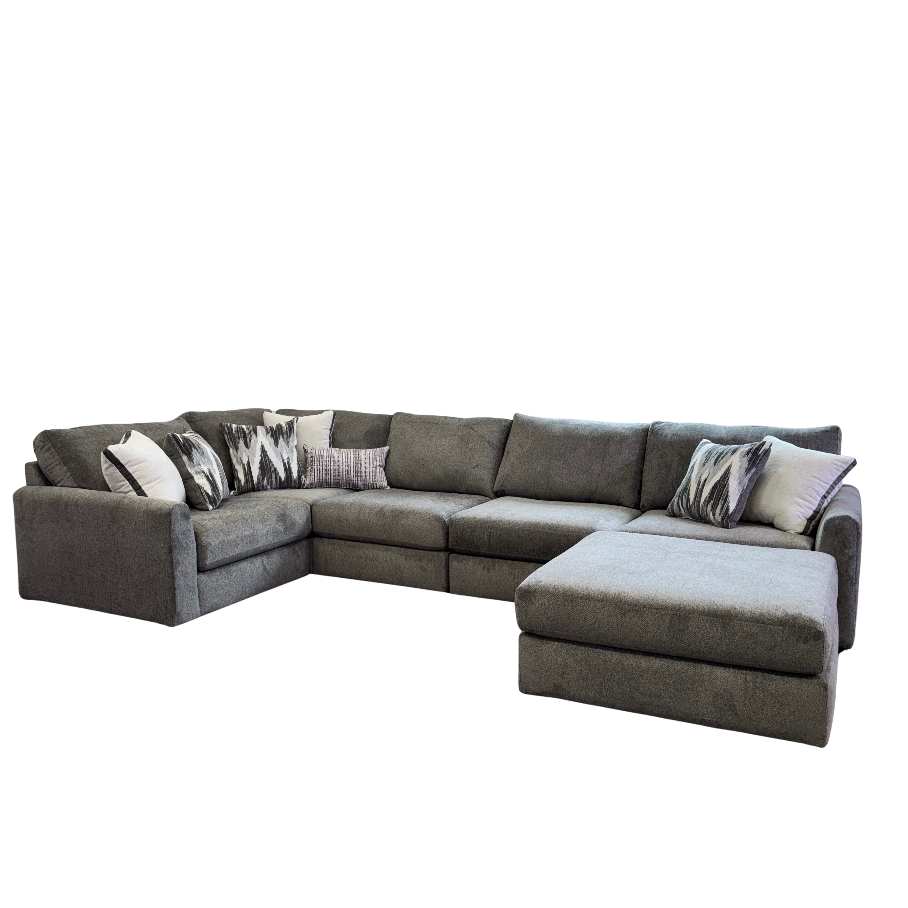 Avery Modular Sectional In Slate Gray (Customizable)