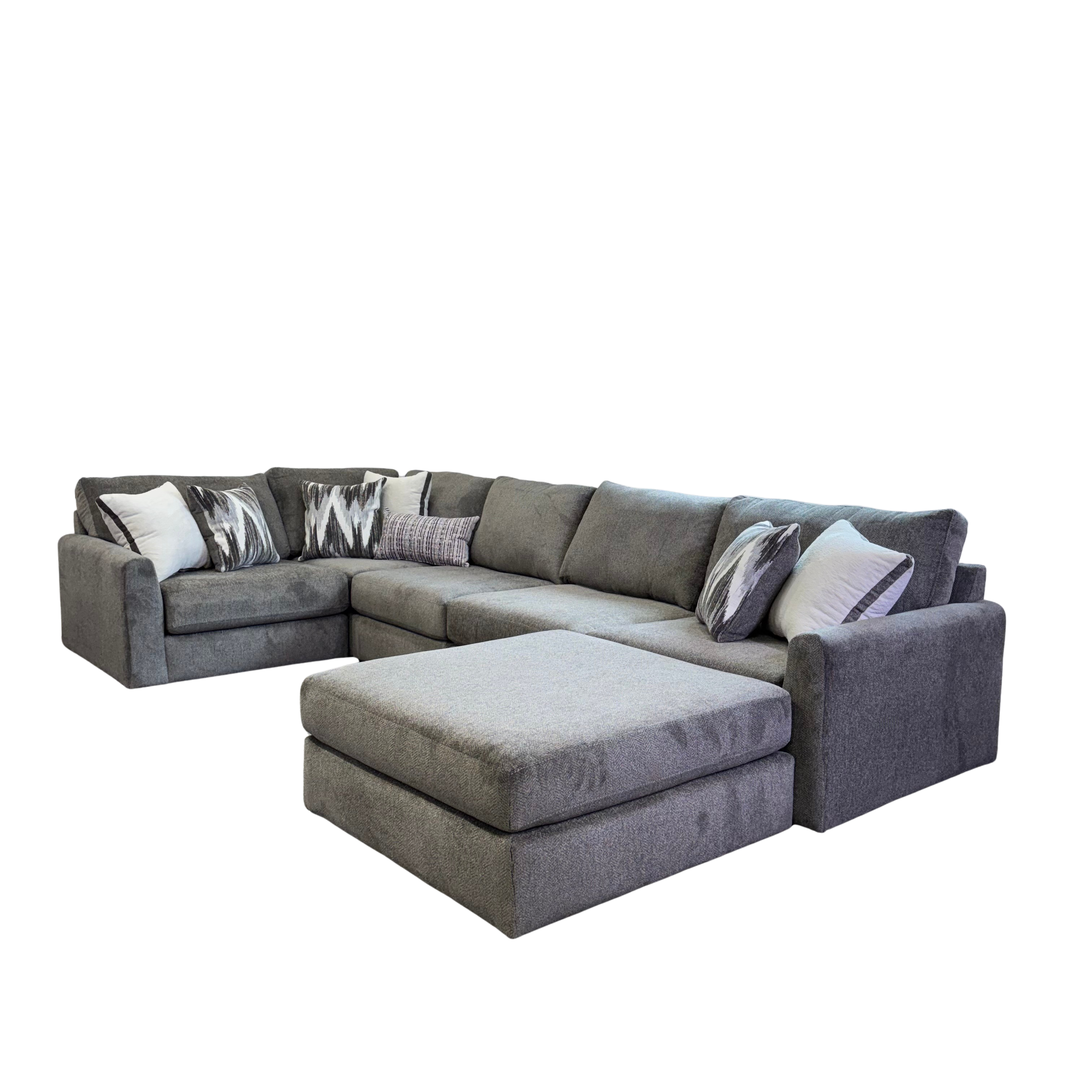 Avery Modular Sectional In Slate Gray (Customizable)