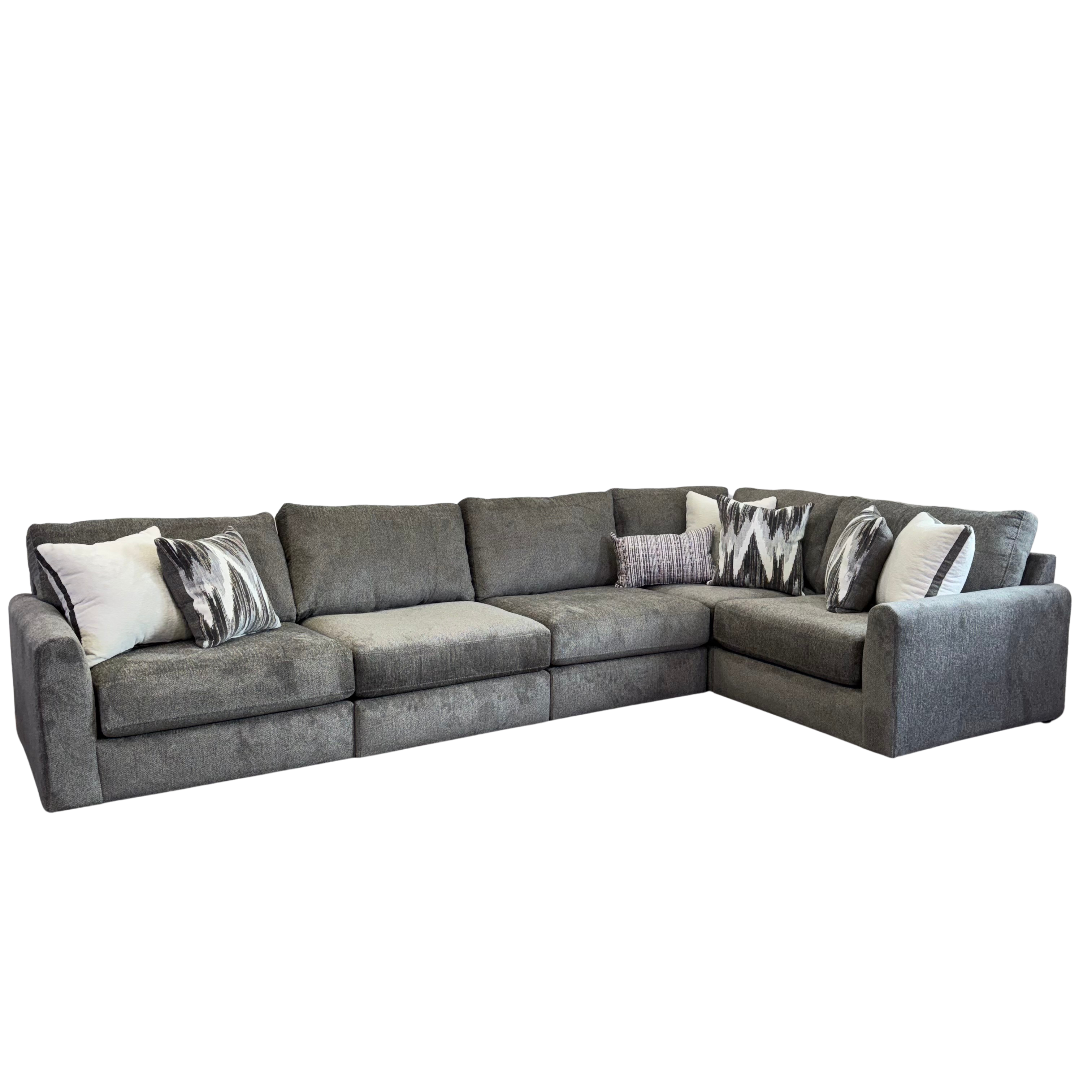 Avery Modular Sectional In Slate Gray (Customizable)