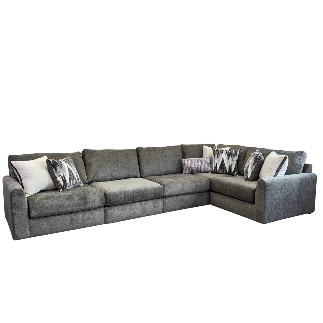 Avery Modular Sectional In Slate Gray (Customizable)