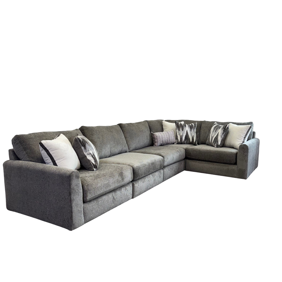 Avery Modular Sectional In Slate Gray (Customizable)