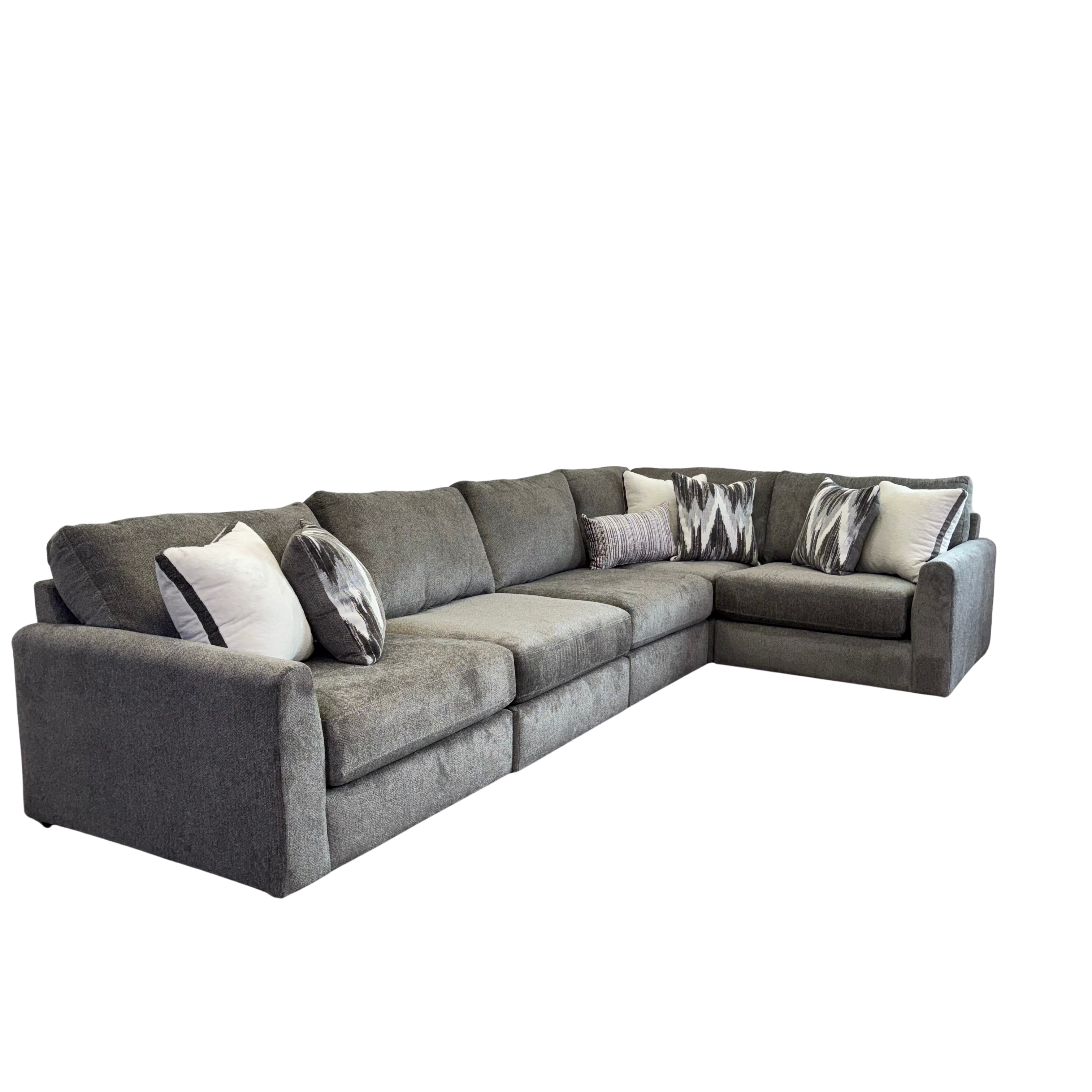 Avery Modular Sectional In Slate Gray (Customizable)