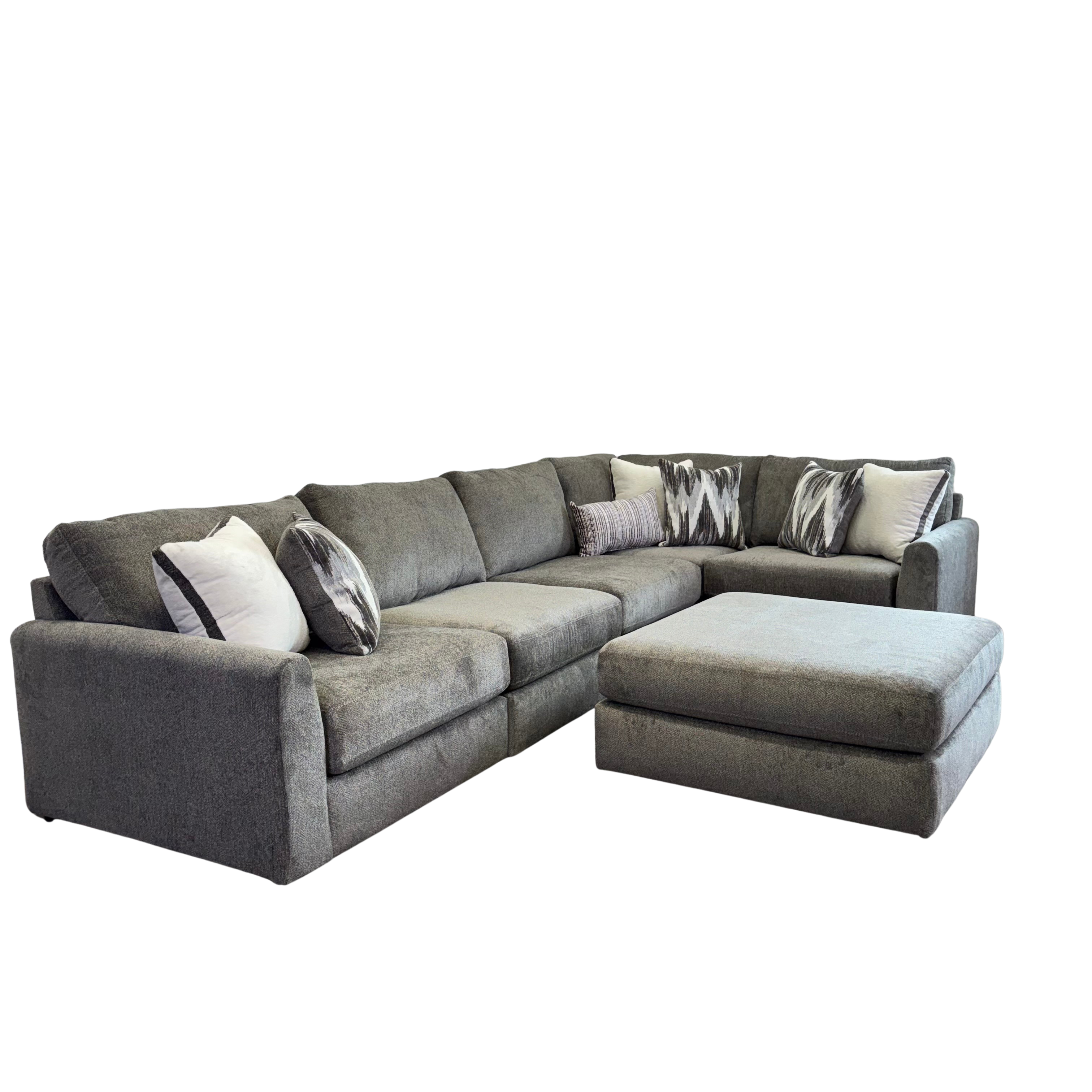 Avery Modular Sectional In Slate Gray (Customizable)
