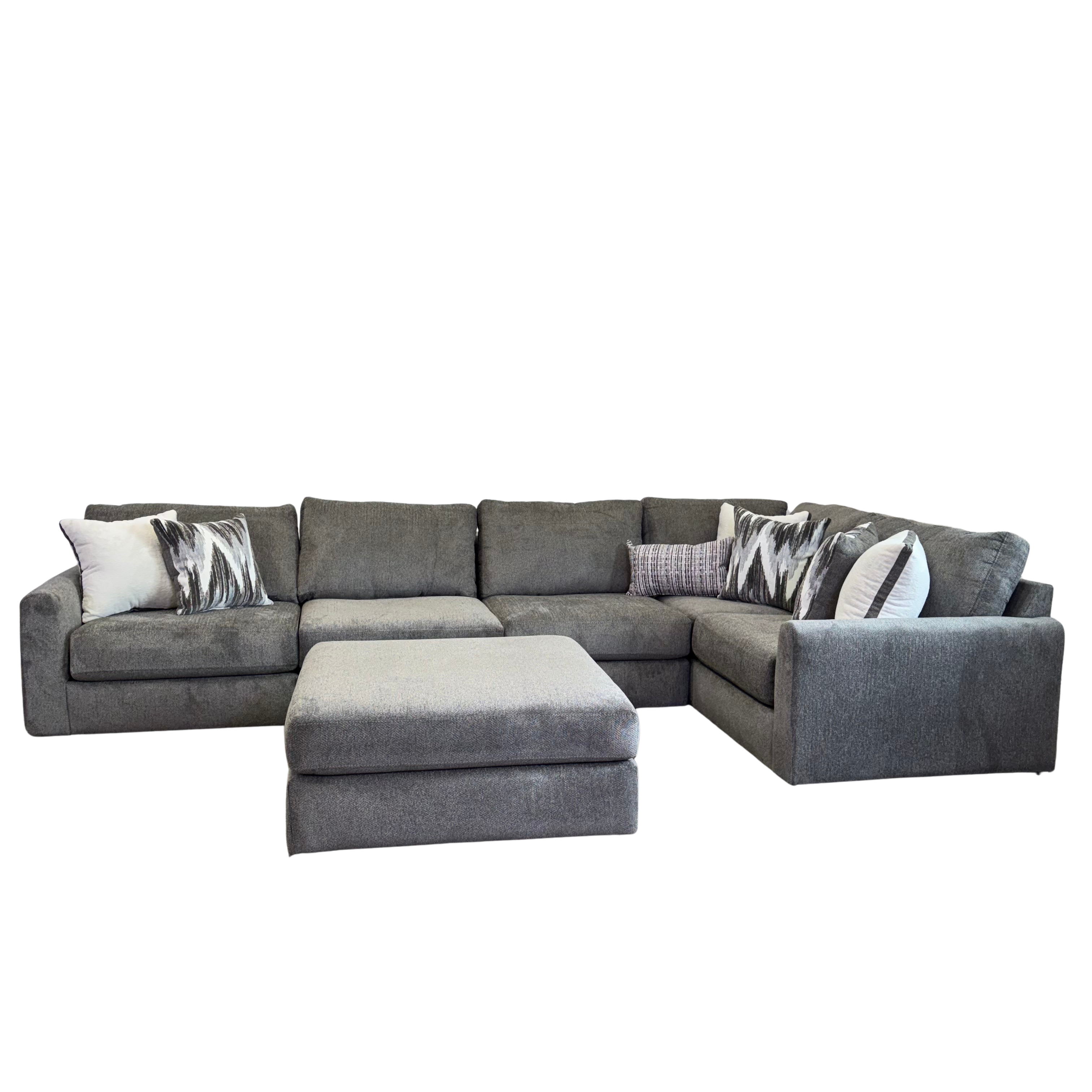 Avery Modular Sectional In Slate Gray (Customizable)
