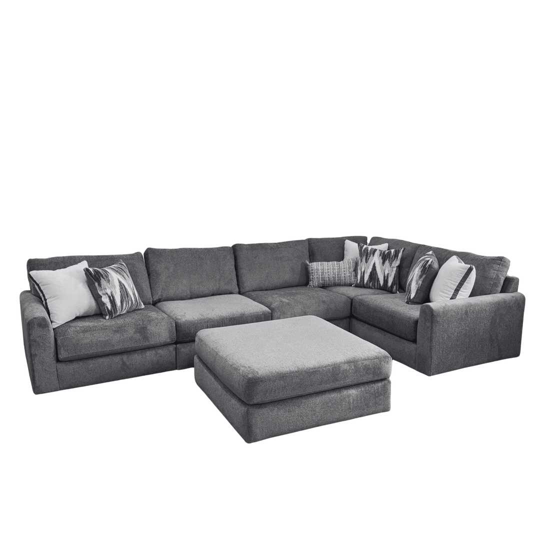 Avery Modular Sectional In Slate Gray (Customizable)