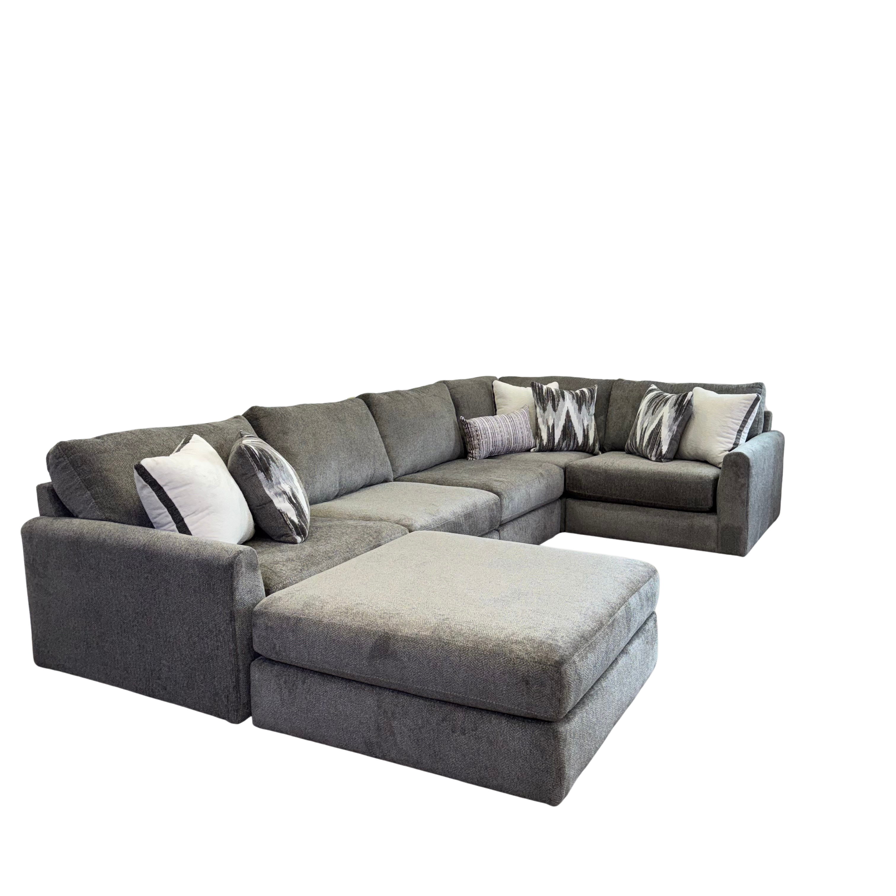 Avery Modular Sectional In Slate Gray (Customizable)