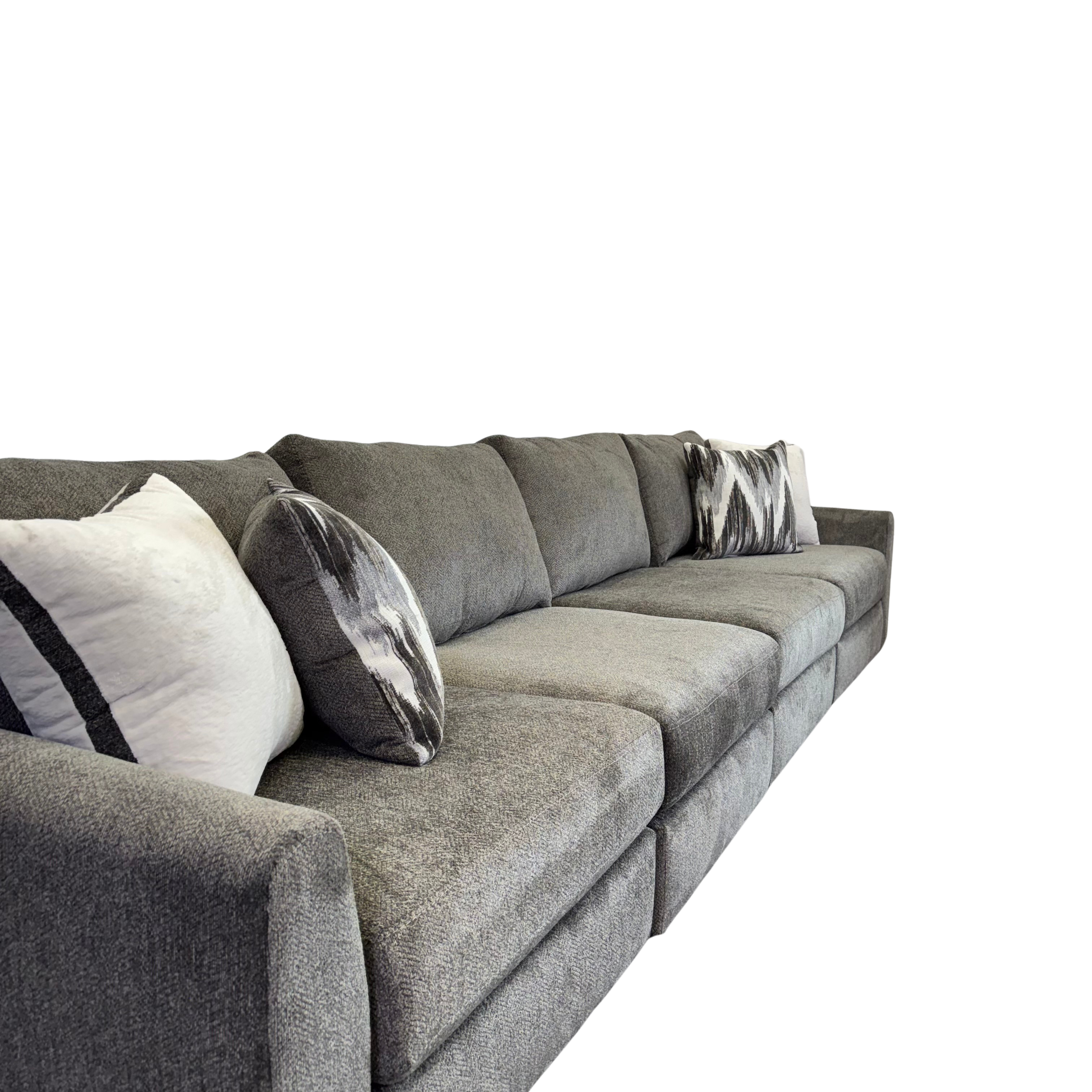 Avery Modular Sectional In Slate Gray (Customizable)