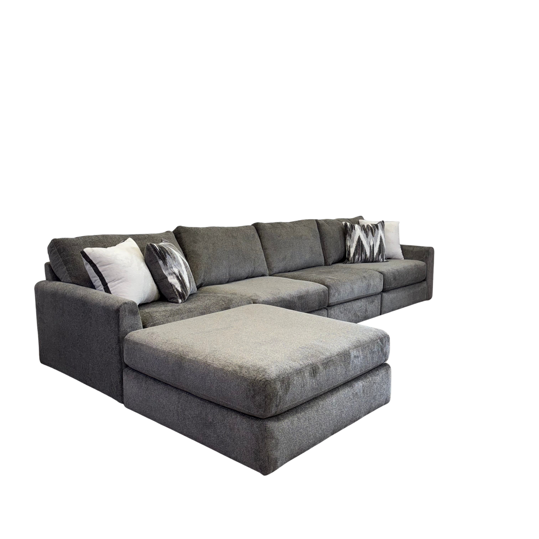 Avery Modular Sectional In Slate Gray (Customizable)
