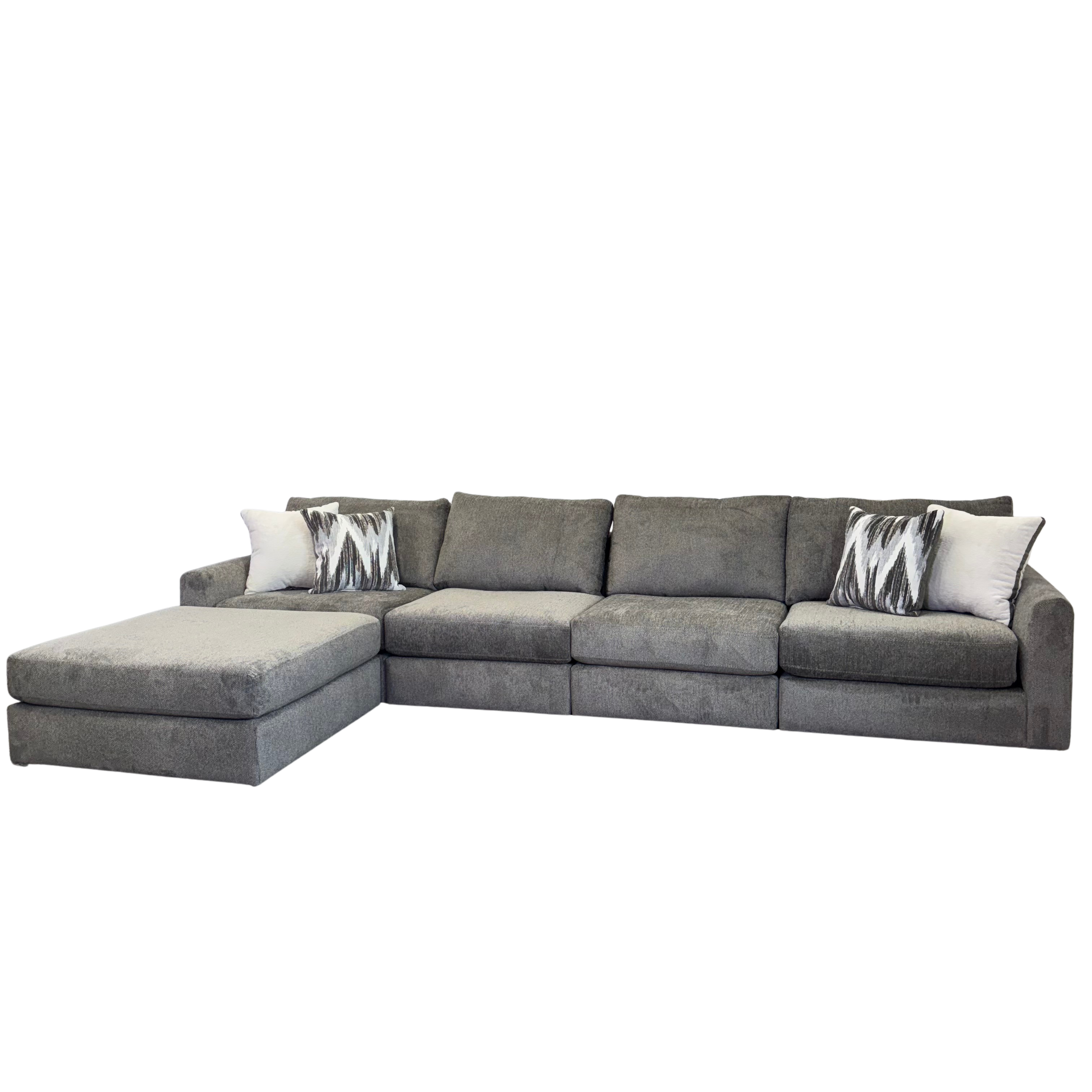 Avery Modular Sectional In Slate Gray (Customizable)